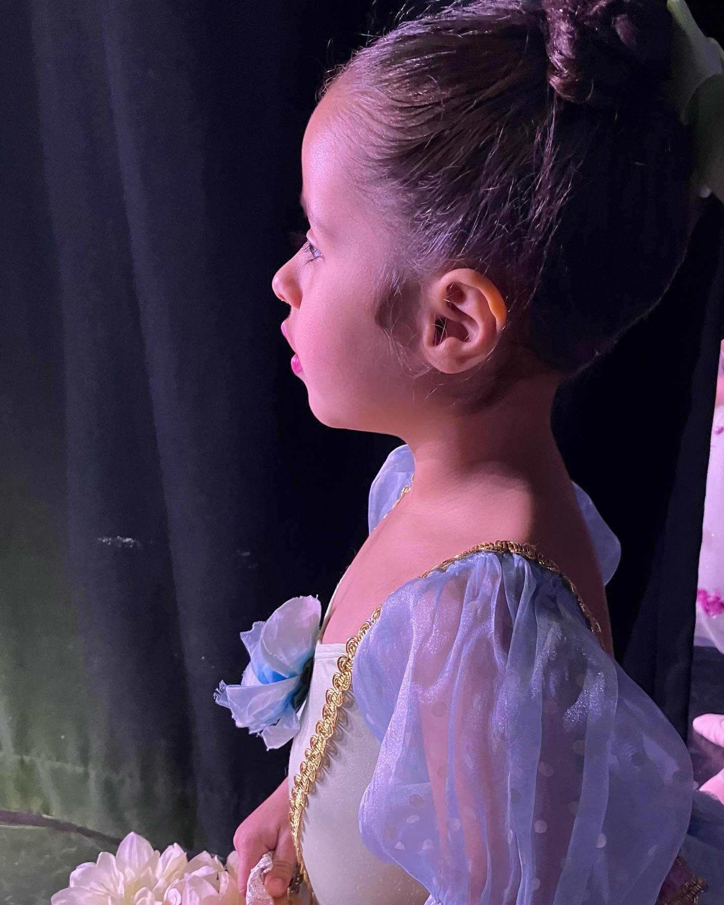 Waiting to perform on stage. Prepared and focused. Ballet classes are developed specifically for our younger dancers. Creative movement, social development &amp; independence are all part of this enriching program. Designed for the age and stage of y