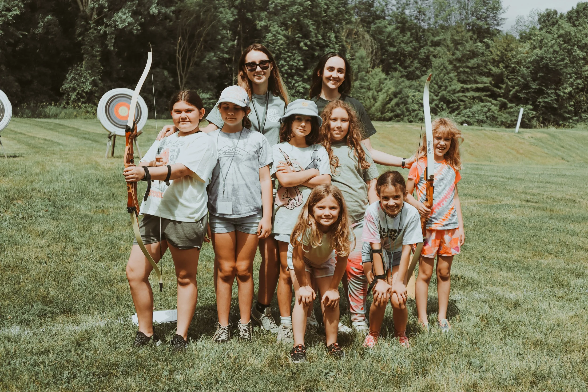 Archery, leadership development, YWCA Vermont