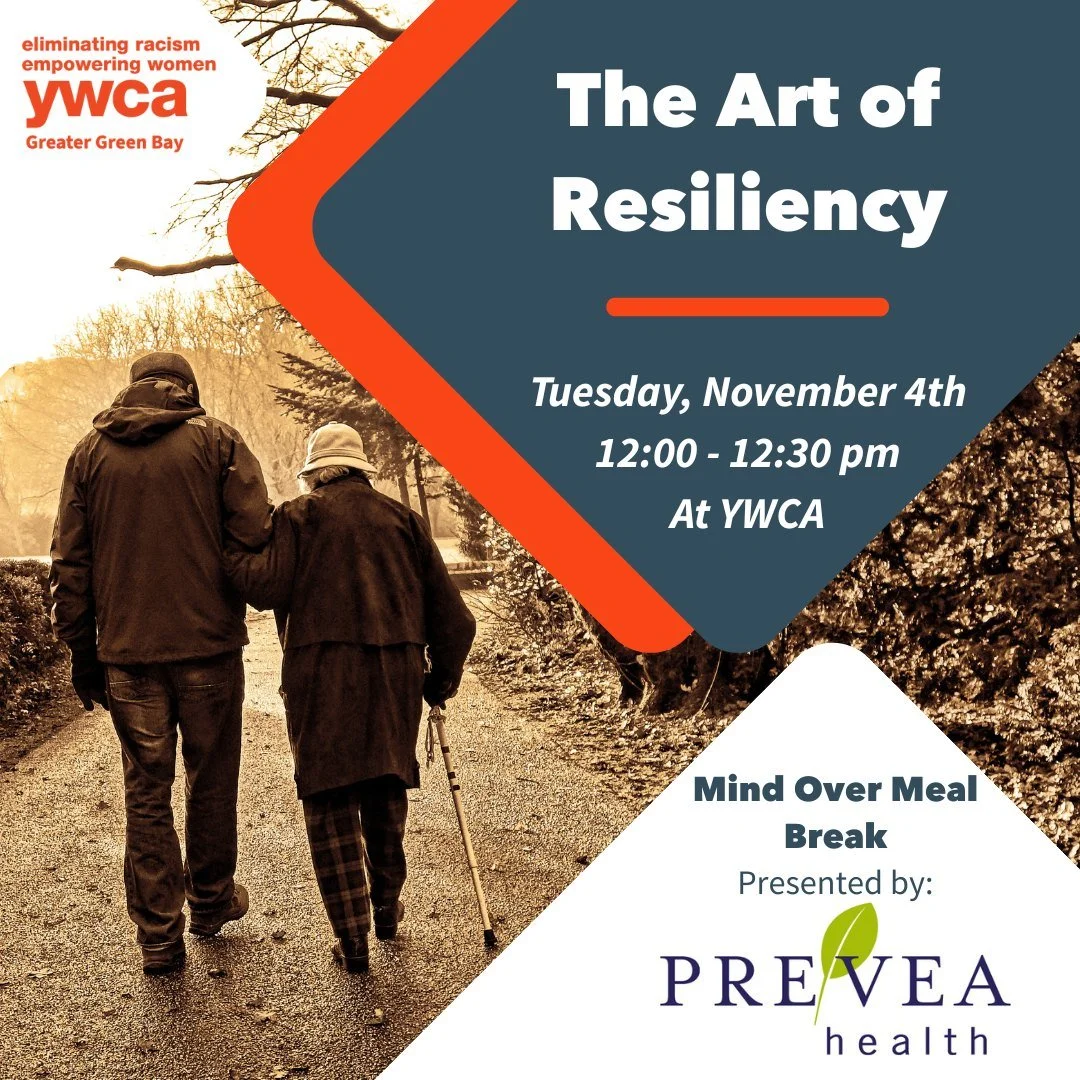 Join us during your lunch break for our Mind Over Meal Break Series presented by @preveahealth 
A healthy lifestyle is more than the absence of illness or stress—it’s about building resilience.
Take 30 minutes to recharge, refocus, and