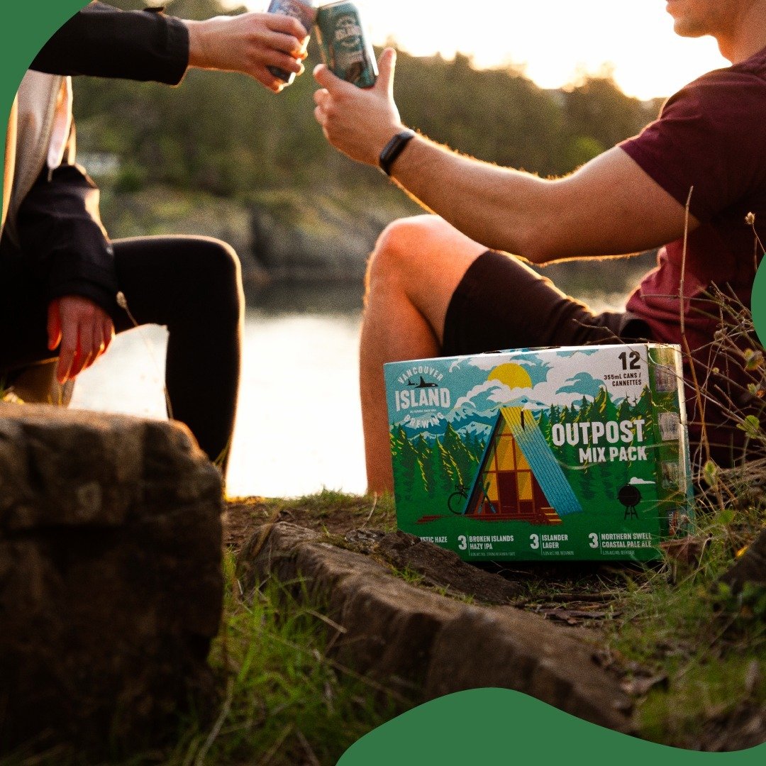 🌱Spring into action this April with our &quot;Drink Beer. Grow Wildflowers.&quot; initiative! ⁠
⁠
Every Outpost Mix Pack from select BCLiquor stores comes with a special bonus gift: a plantable wildflower seed coaster that that turns cracking a cold