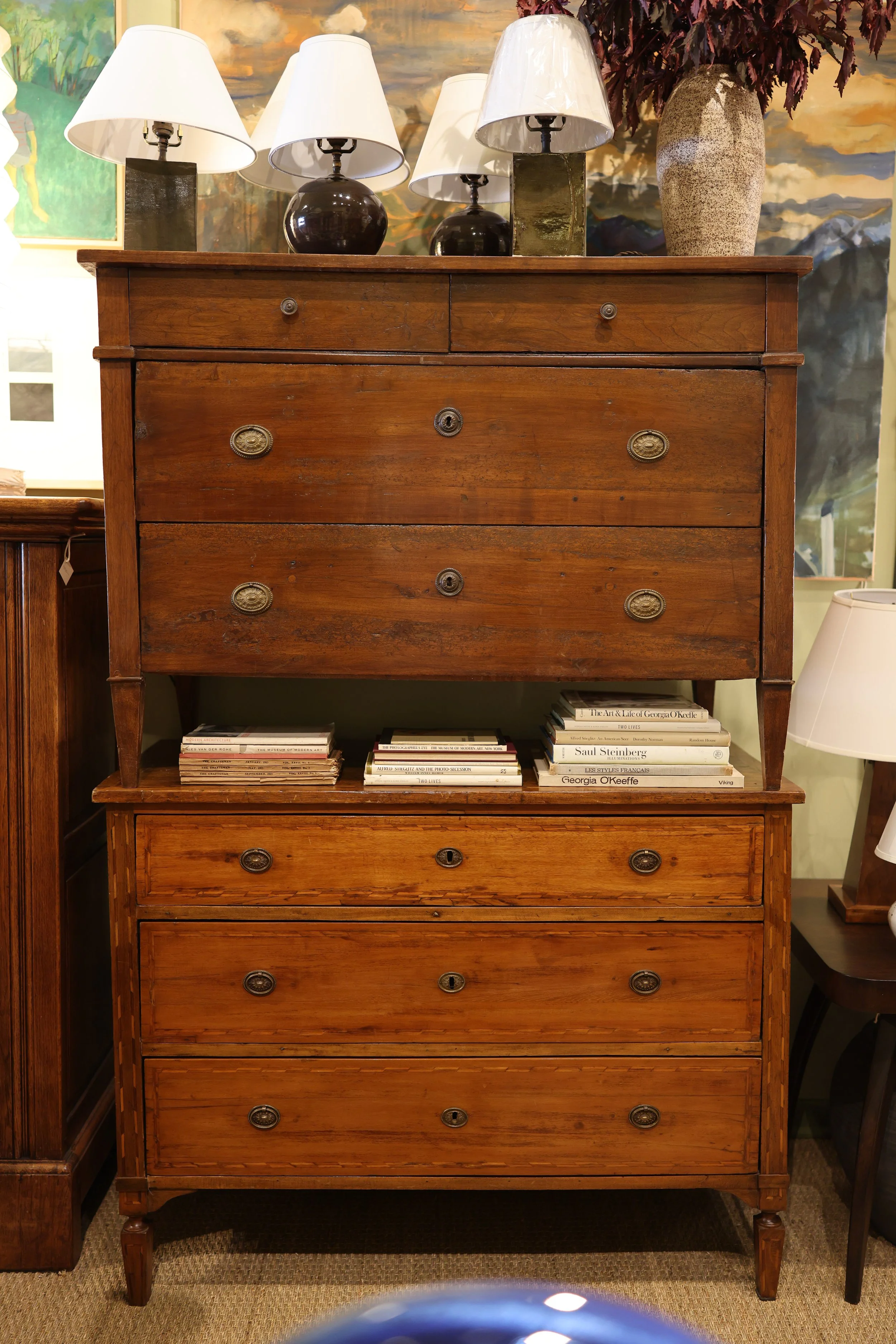 18th Century Italian Chest (chest on top in photo)