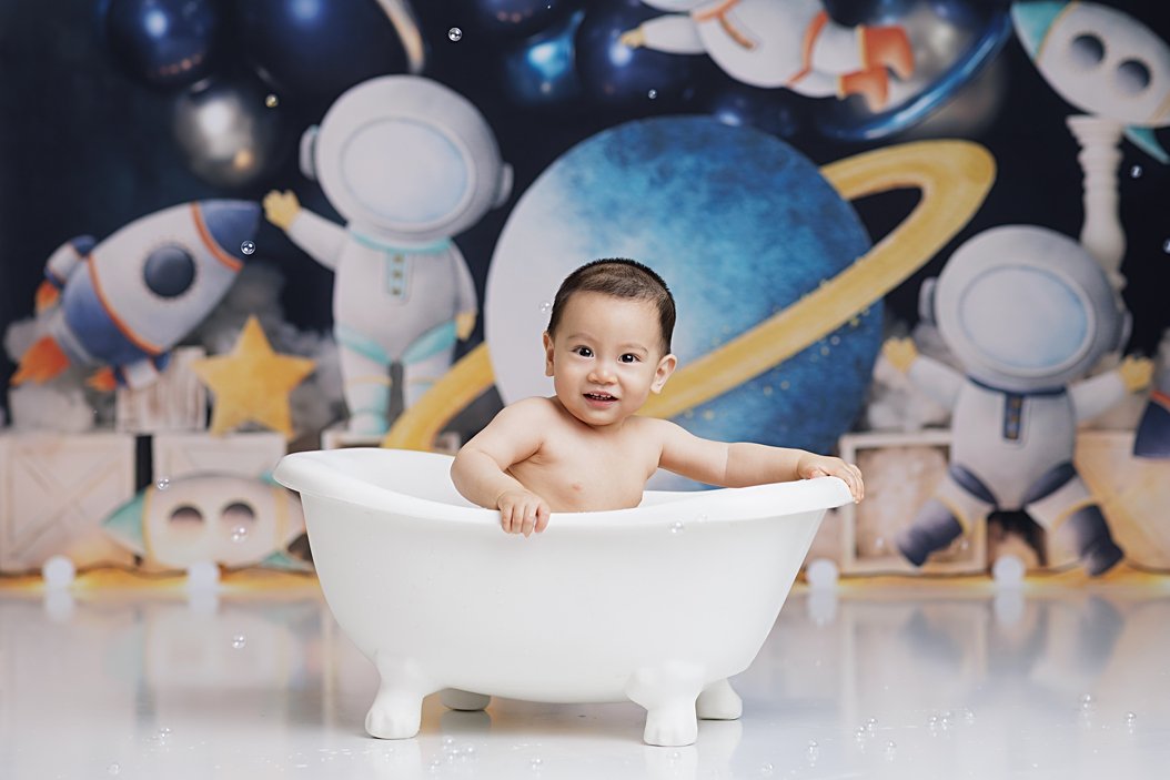 A First Birthday Adventure Into Space