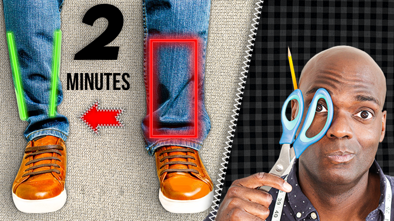 How To Taper Your Jeans EXACTLY Like The PROS