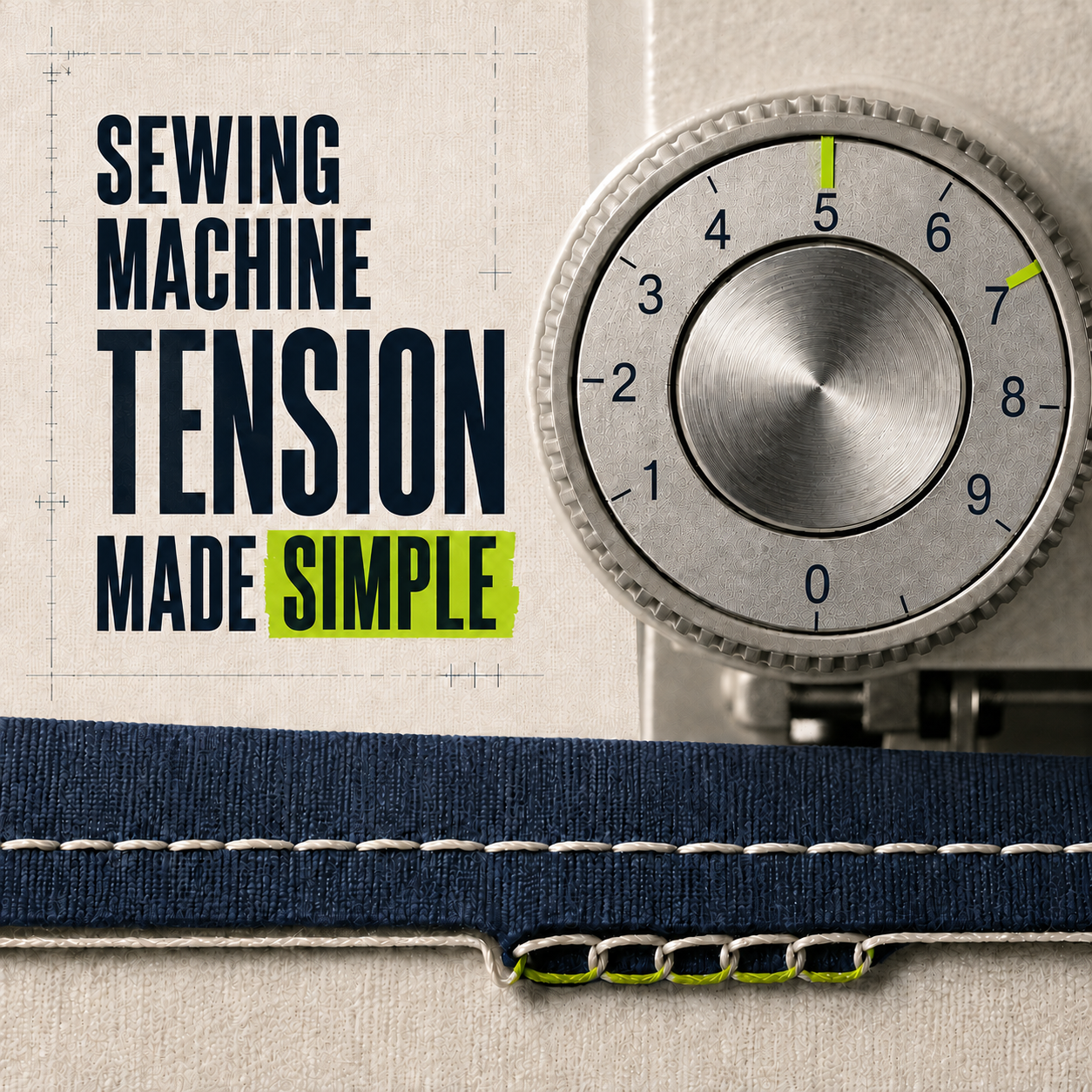 Sewing Machine Tension Made EASY