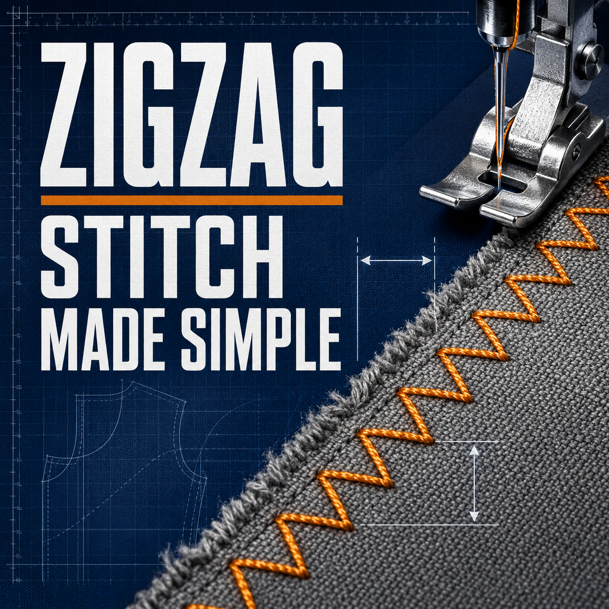 How to Make a Zigzag Stitch when Tailoring your own Clothes