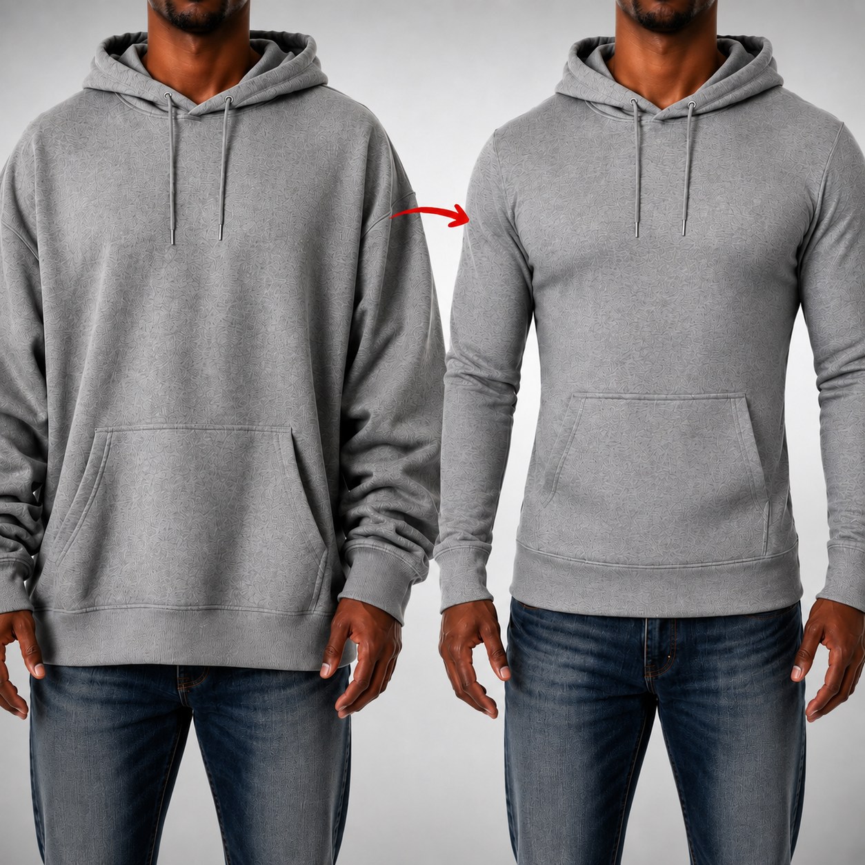 How To Tailor A Hoodie To Make It Slim Fit