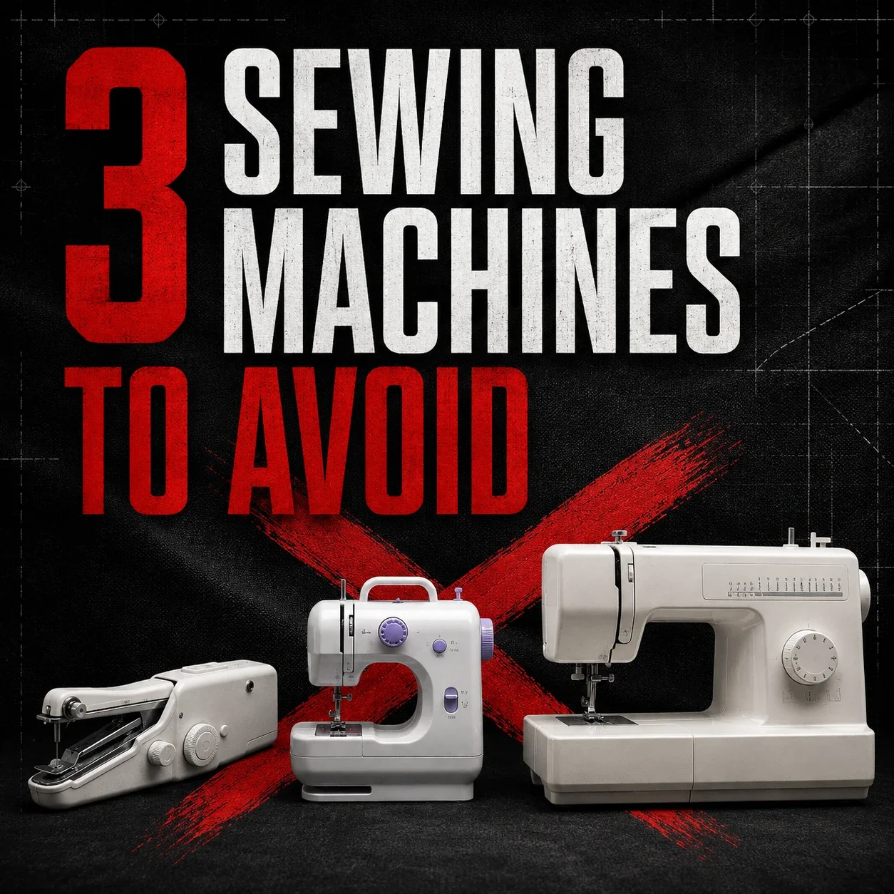 3 Sewing Machines Beginners Should  Absolutely AVOID
