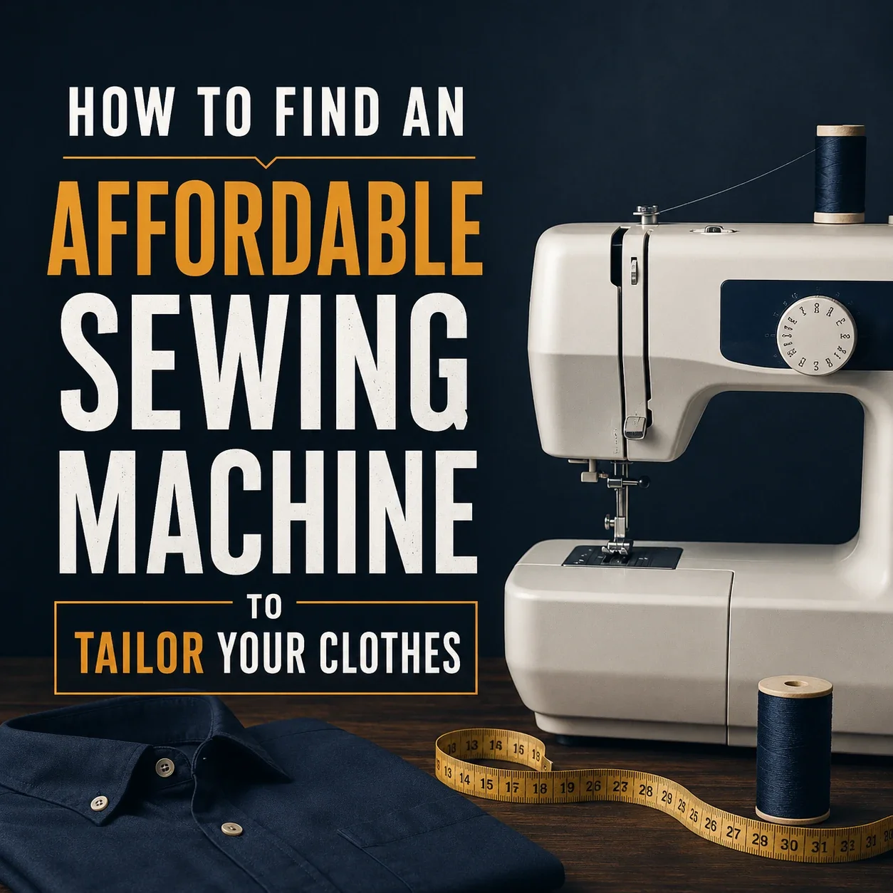 How to Find an Affordable Sewing Machine to Tailor your Clothes