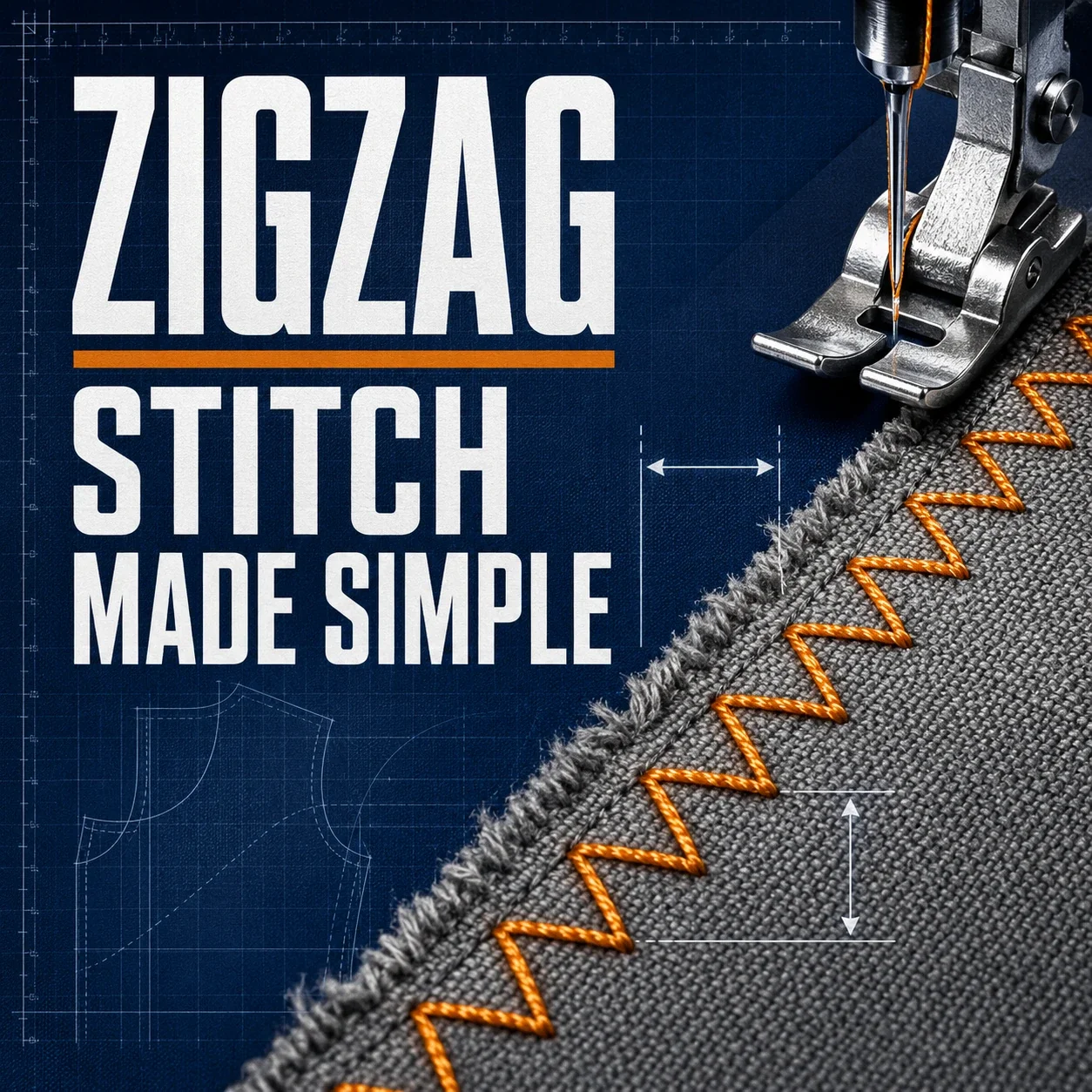 How to Make a Zigzag Stitch when Tailoring your own Clothes