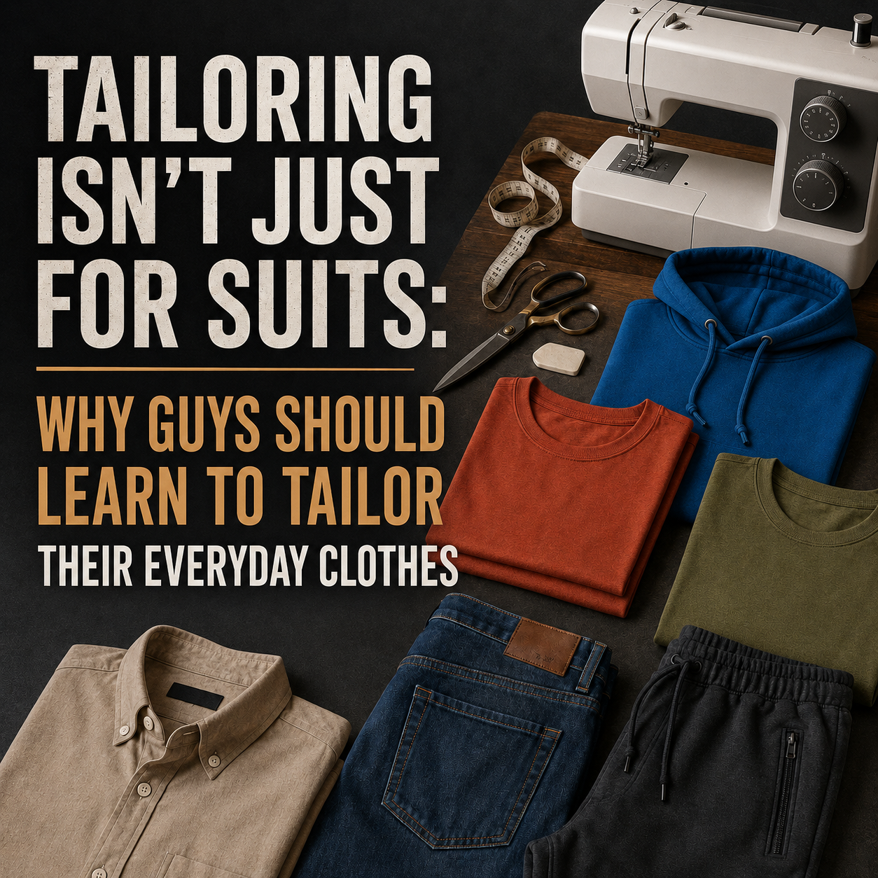 Tailoring Isn’t Just for Suits: Why Guys Should Learn to Tailor Their Everyday Clothes