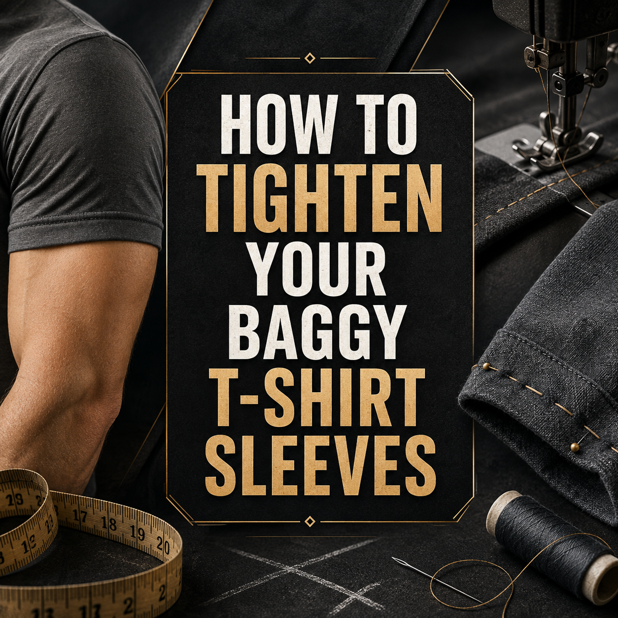 How to Tighten Your Baggy T-Shirt Sleeves