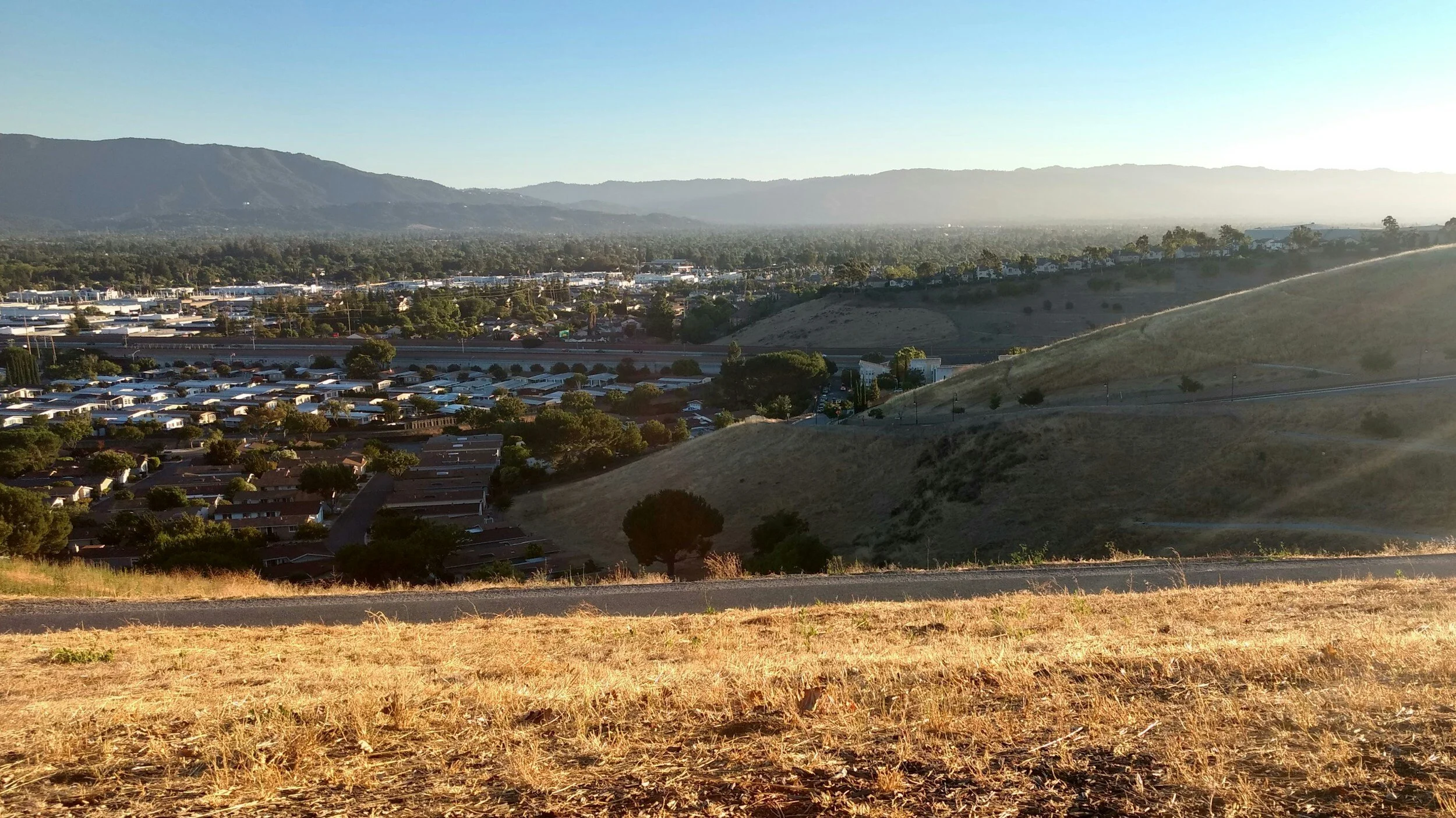 photo looking of the bay area at a distance