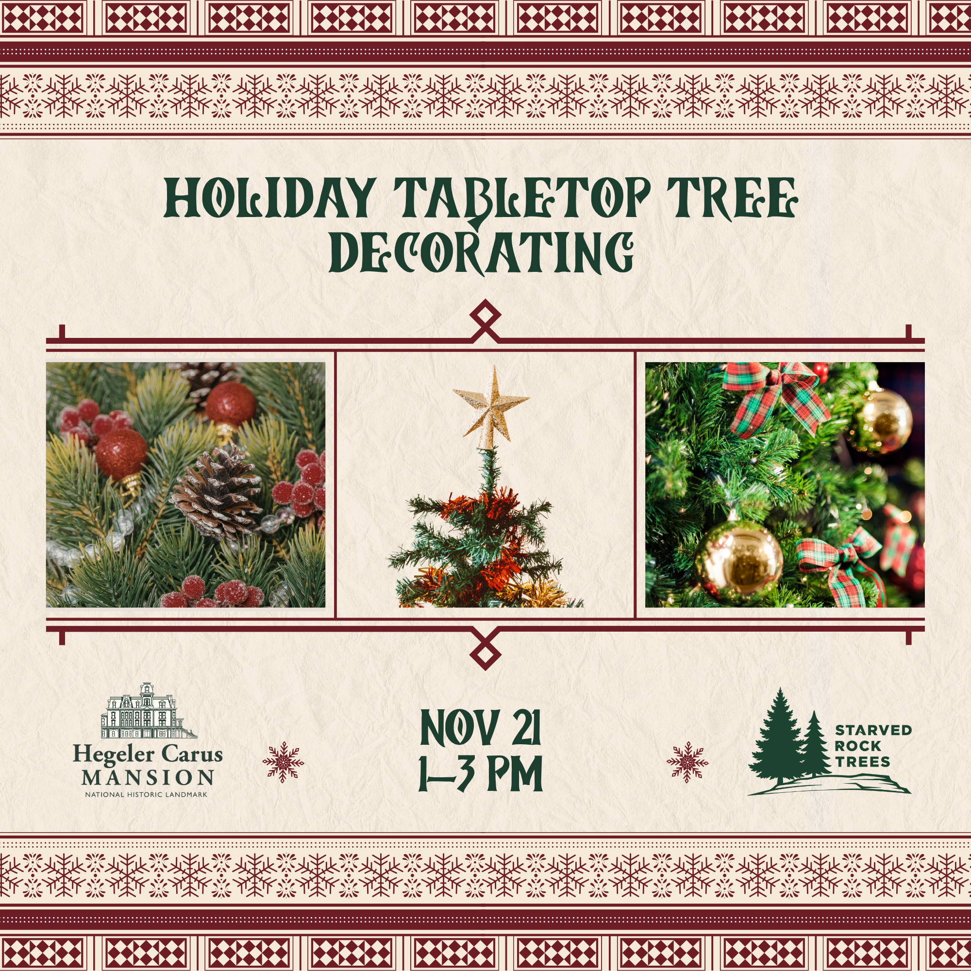 Holiday Tabletop Tree Decorating