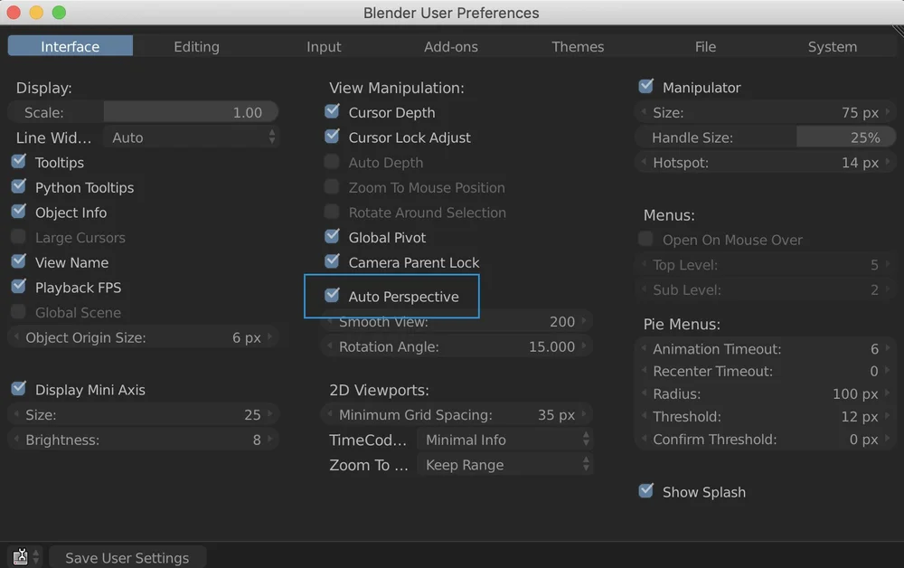 Auto Perspective Blender | Auto Perspective(Ortho Views Like Maya) — EC3D | Lighting Artist