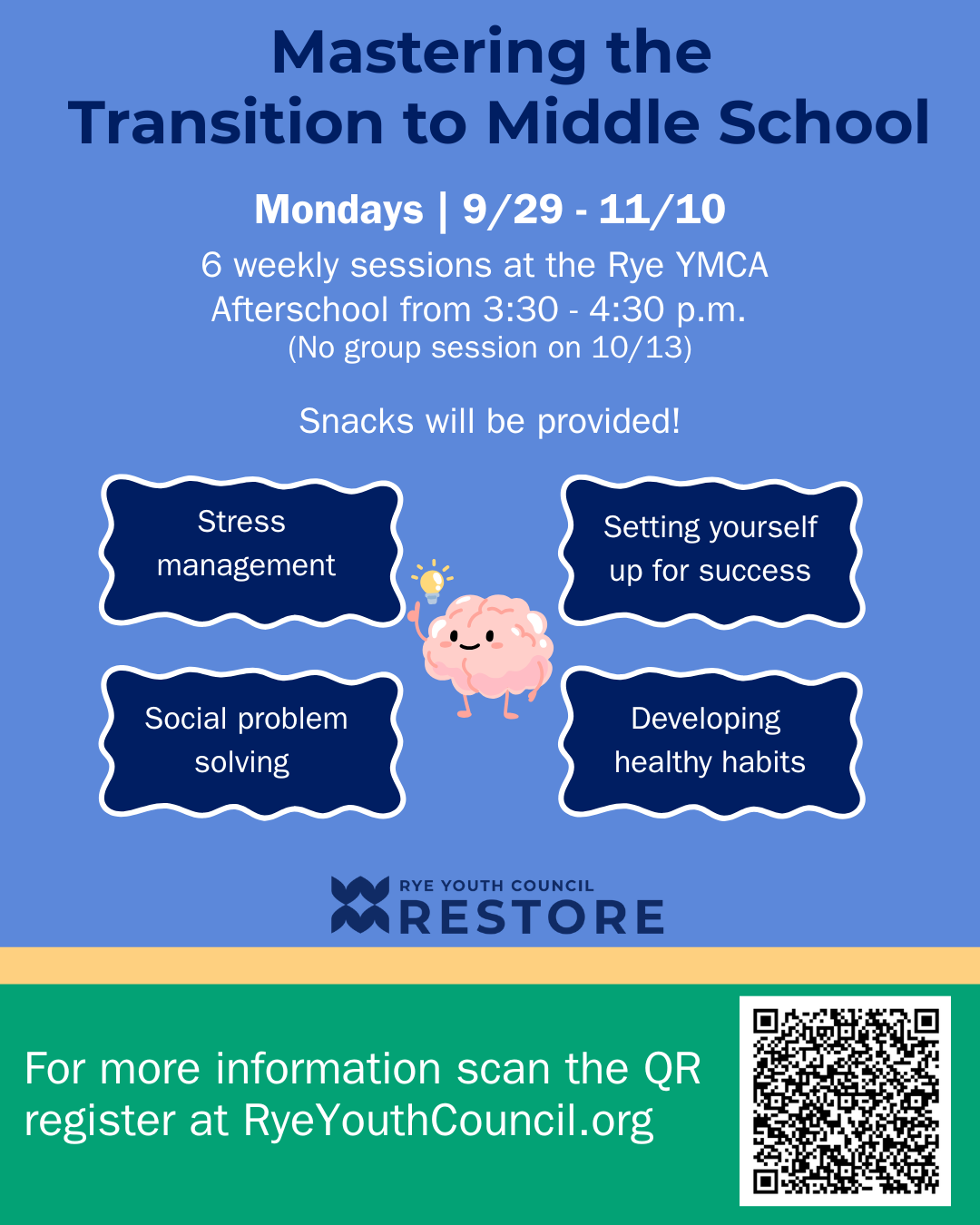 Mastering the Transition to Middle School - 6th Grade Group Couseling