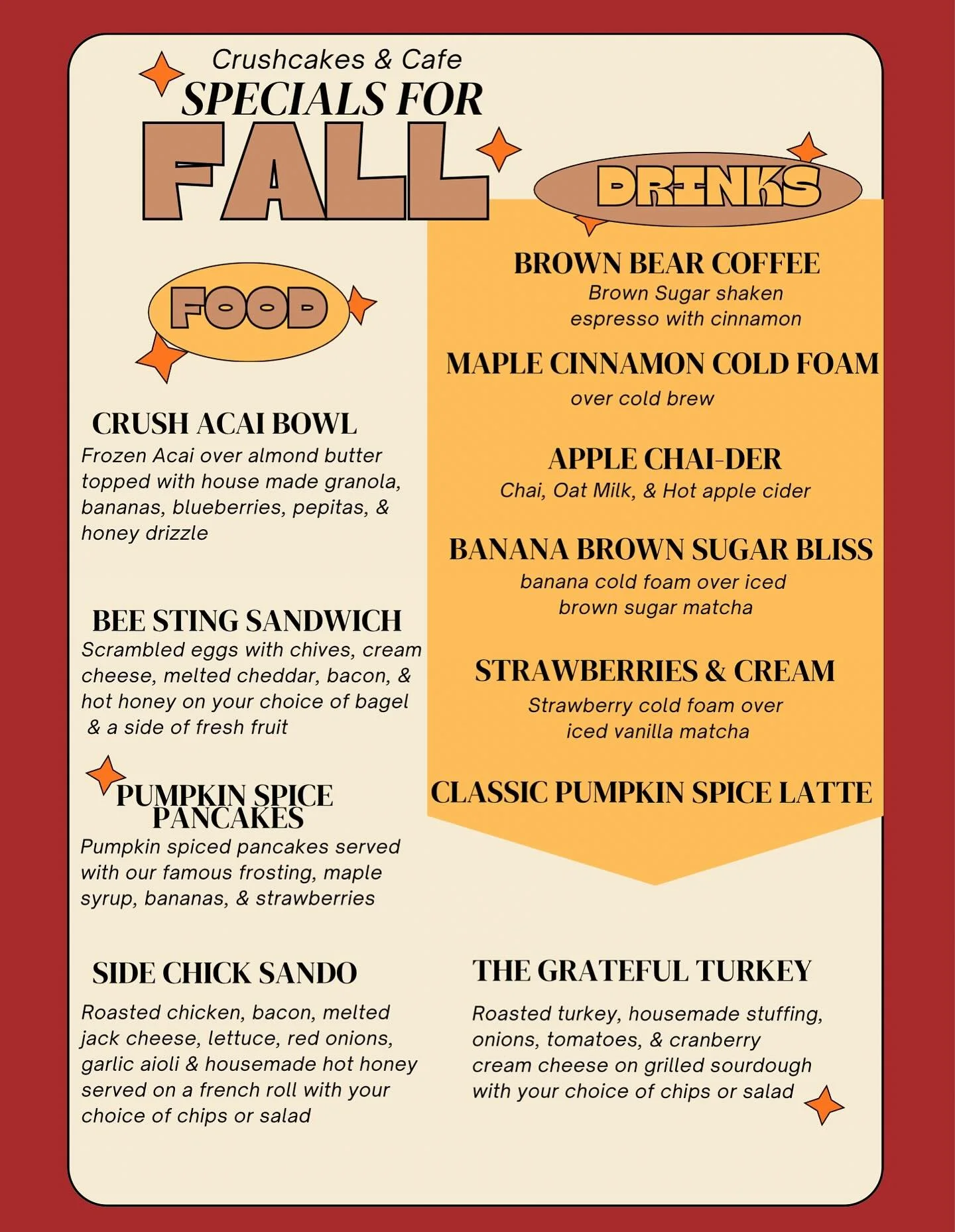 Feel the Fall with friends 🧡 #crushcakessb #crushcakesgoleta