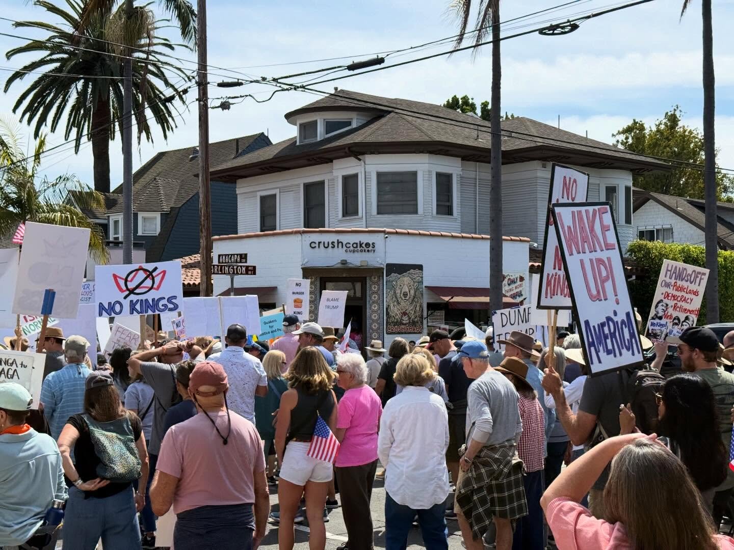 What an amazing success Santa Barbara!!! Dump Trump!!!! Regime change here!! No Kings, but Good with Queens!!! &hearts;️