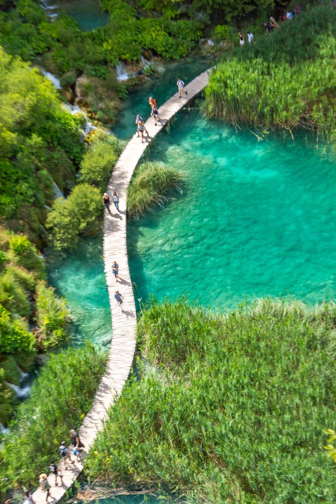Plitvice National Park walkway