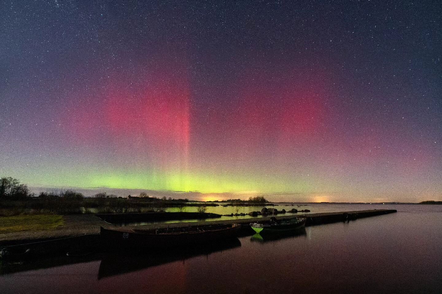 Northern lights over Lough Corrib. One from February this year when we got a lovely show and clear skies. I headed out to Oughterard to capture them over Lough Corrib, shortly after I arrived and set the camera up there was a big blast of activity an