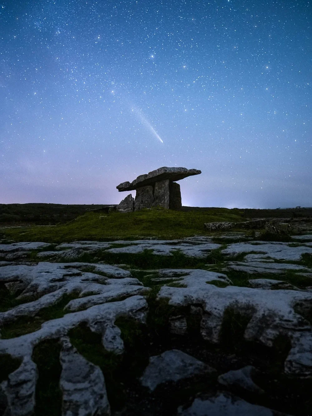 Another shot of Comet Tsuchinshan Atlas (c/2023 a3) from last October and more from this epic location. I was lucky to capture the comet on two clear nights. The first time was close to home over the Blackrock Diving Tower which I posted at the time.