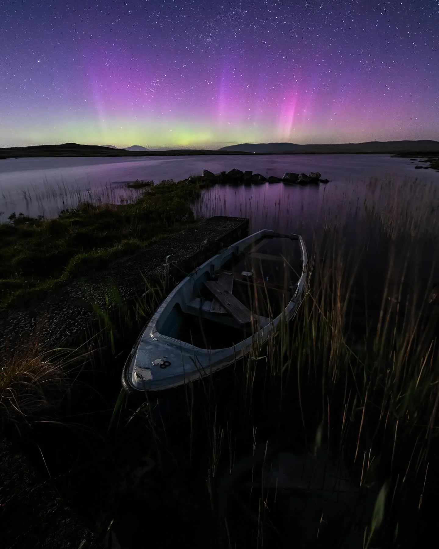 Unexpected Aurora. I was out shooting for a project when unexpectedly lady aurora appeared in the night sky. The stats were pretty low so I didn&rsquo;t expect any northern light but when I got to this location and started shooting the night sky I co
