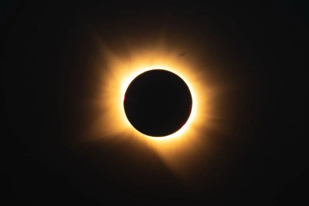 A couple of telephoto shots from yesterdays solar eclipse. I booked flights to Spain a few months ago to catch the total solar eclipse and also to escape the Irish clouds. Luckily everything worked out perfectly and I got to witness this mind blowing