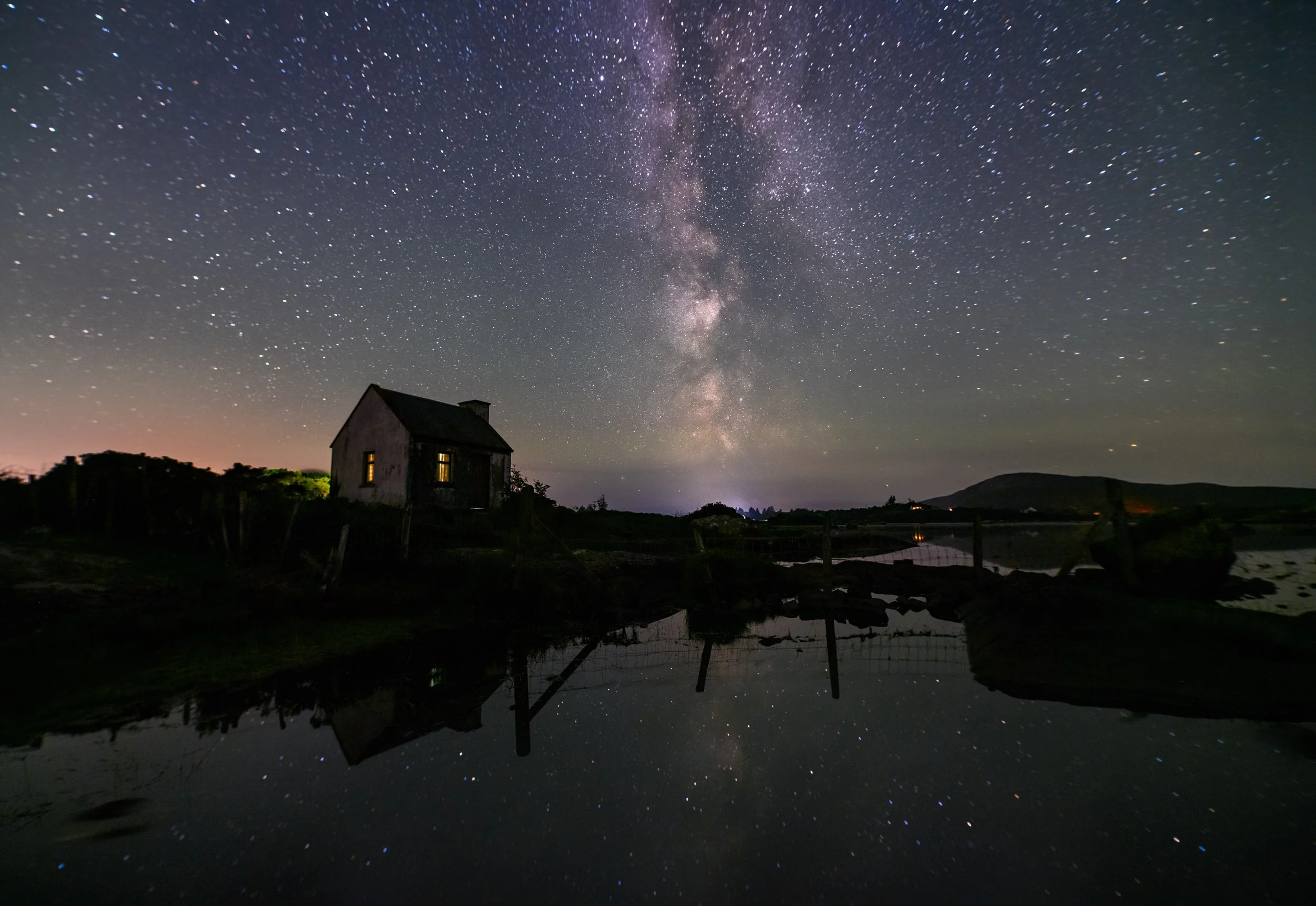 A late season Milkyway over Connemara, always nice to get some reflections in a windy location on the west coast of Ireland. We haven&rsquo;t got many chances this year to catch the Milkyway core in the sky. I think I got one night early in the seaso