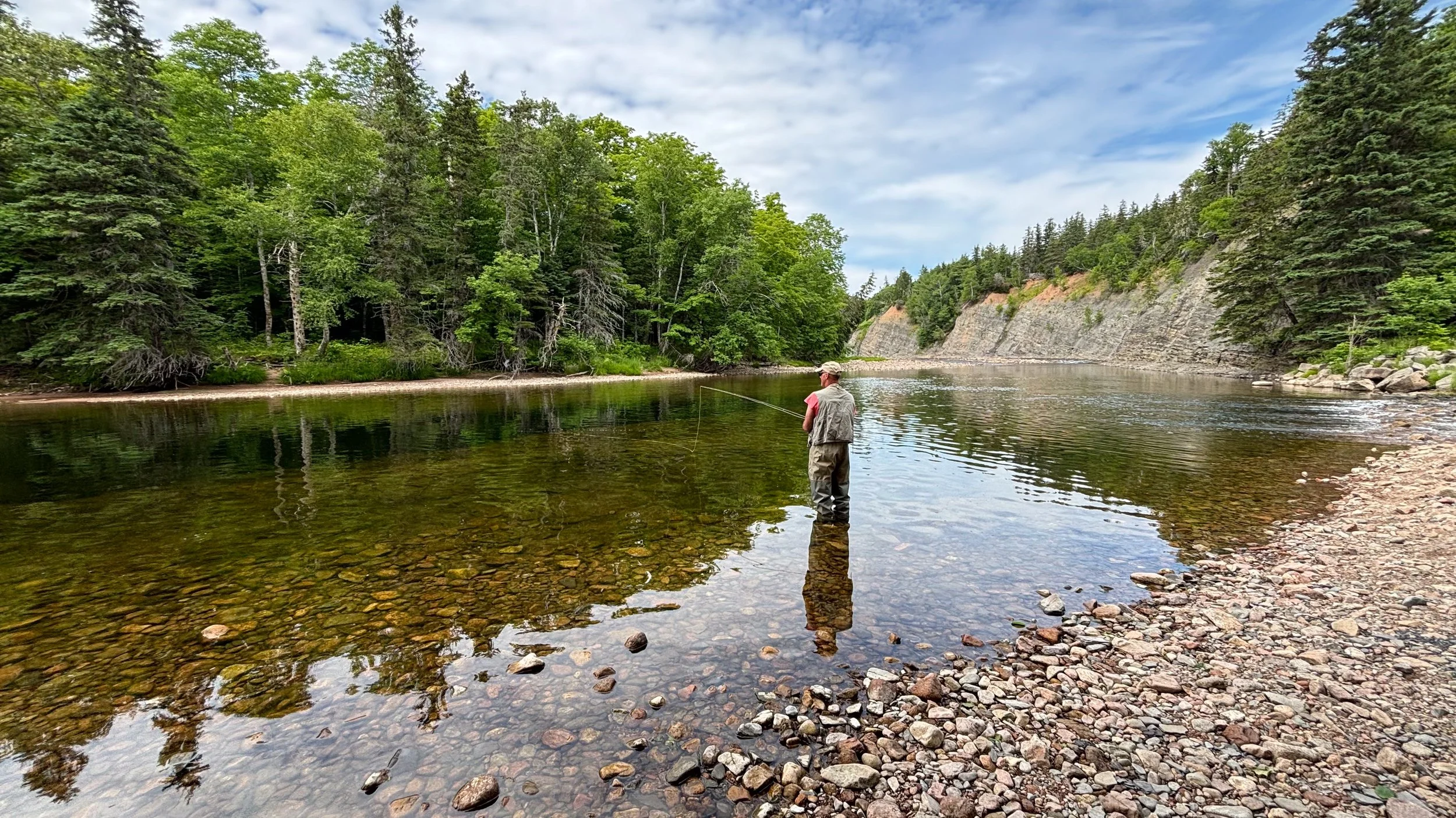 Canadian wilderness fishing