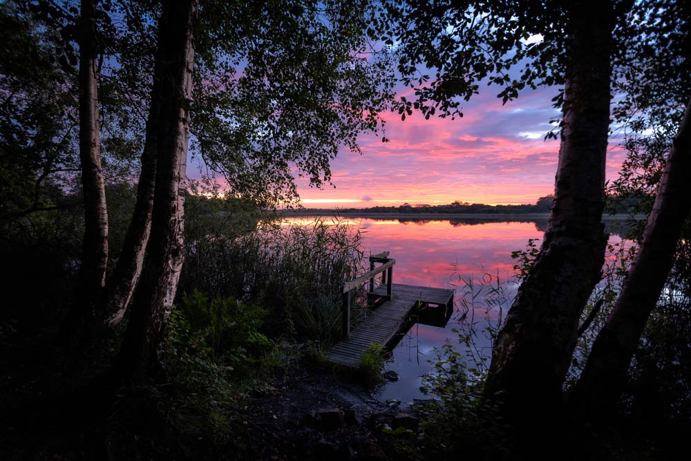 Fishing pier sunrise
