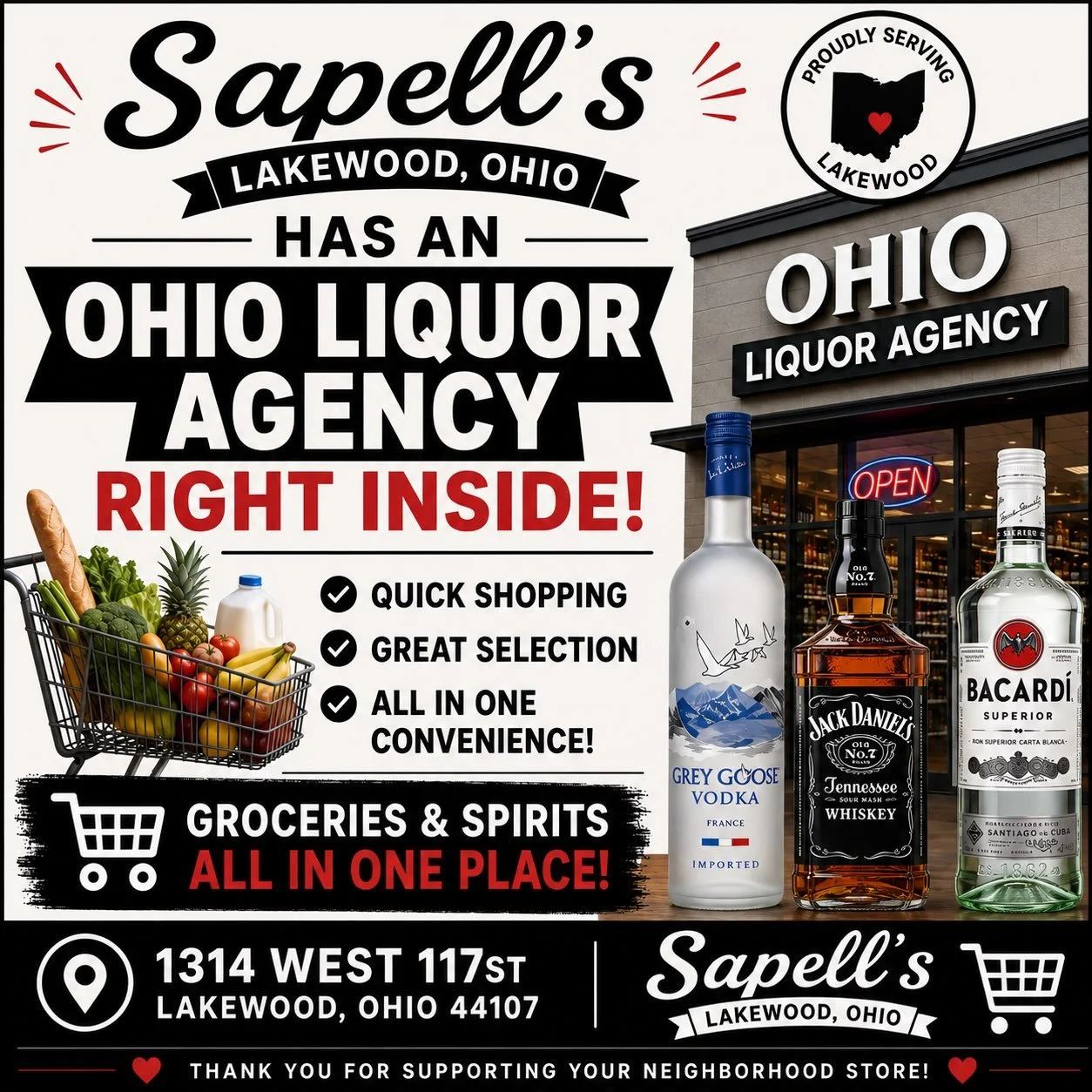 Open July 4th from 9am to 6pm