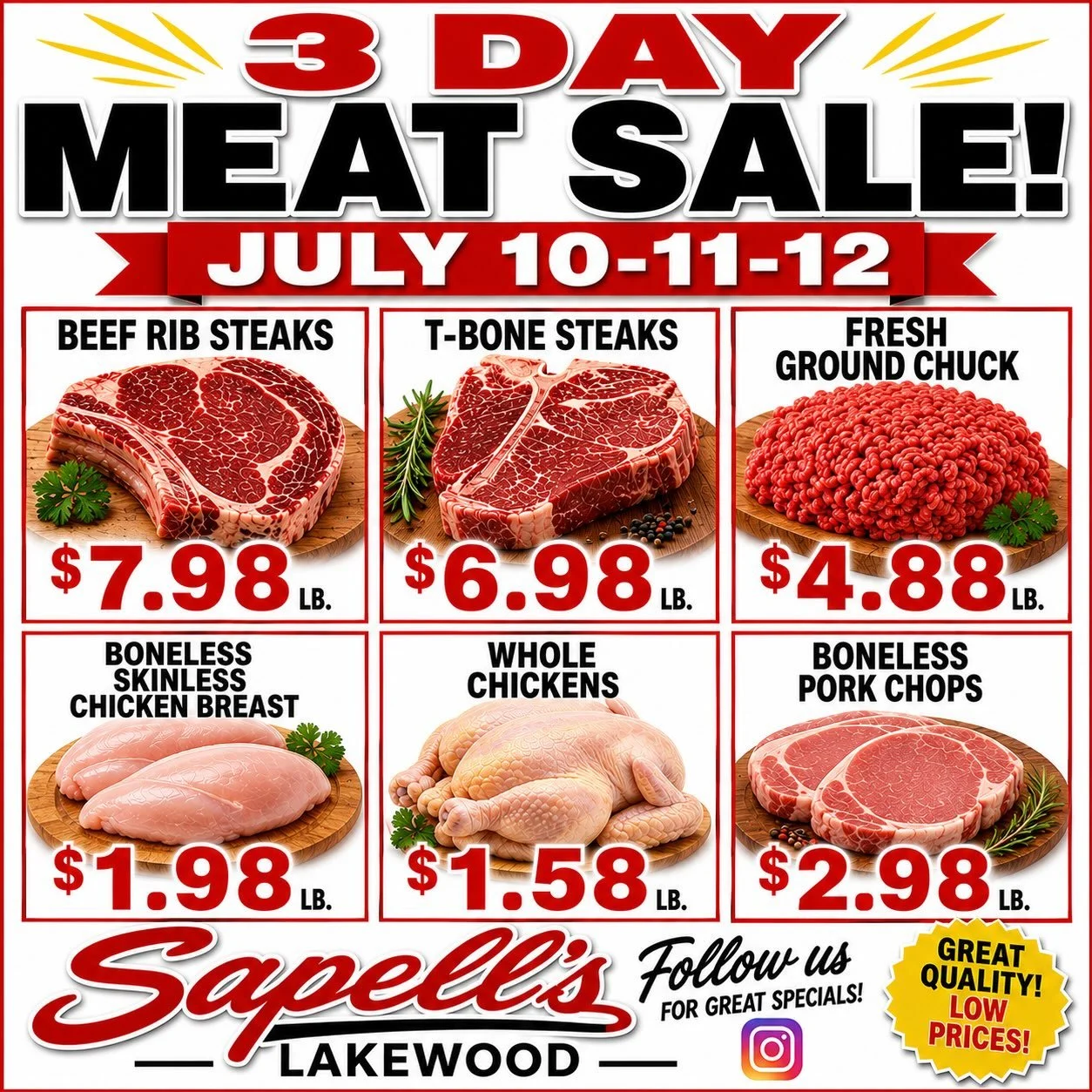 Stock up!! This weekend.
