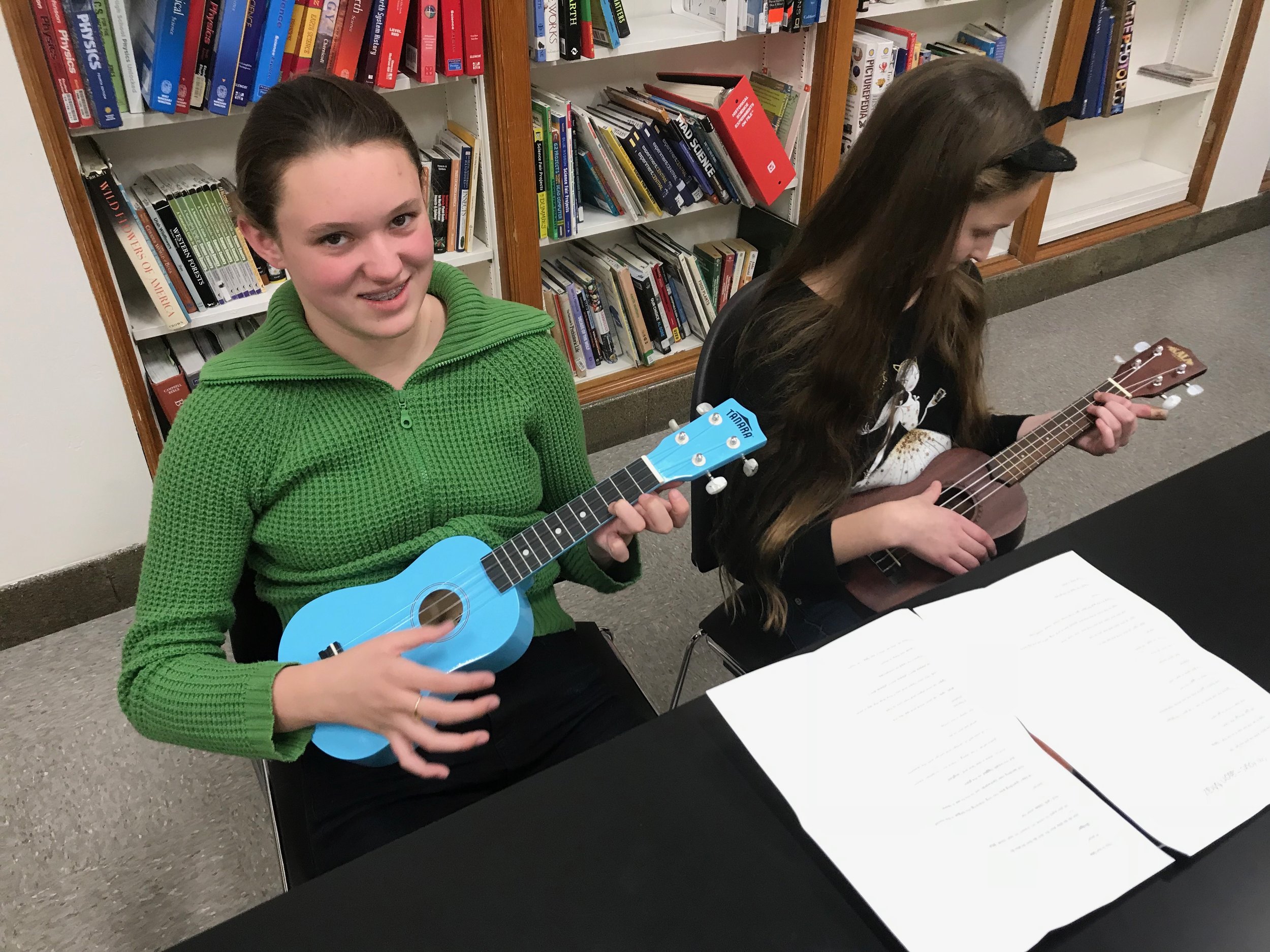 two girls ukulele (art).JPG
