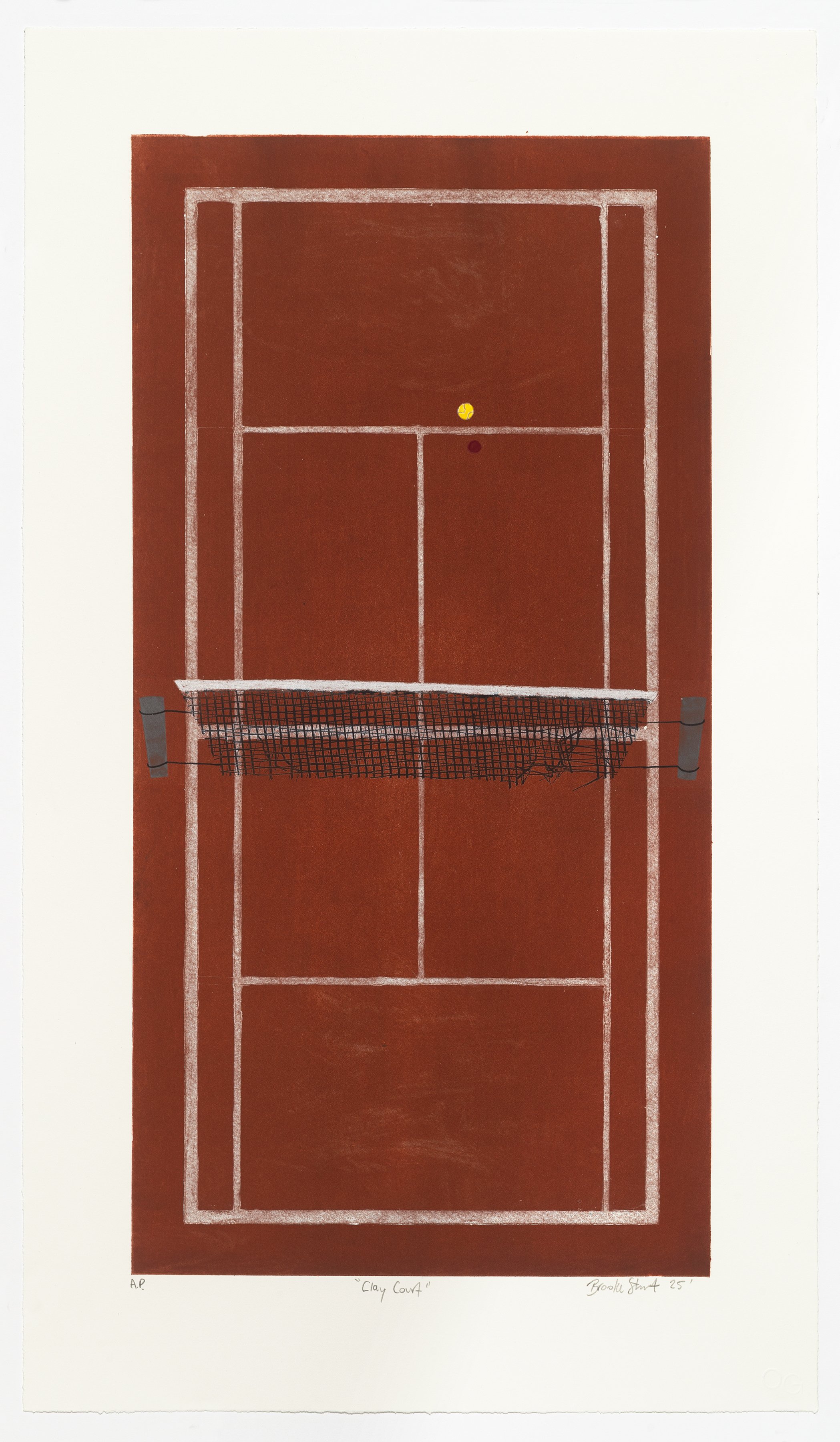 The floater, 2025 
Collagaph, acrylic and hand coloring
21.25 x 11 in (53.98 x 27.94 cm)
Paper size: 26 x 15 in (66.04 x 38.1 cm)