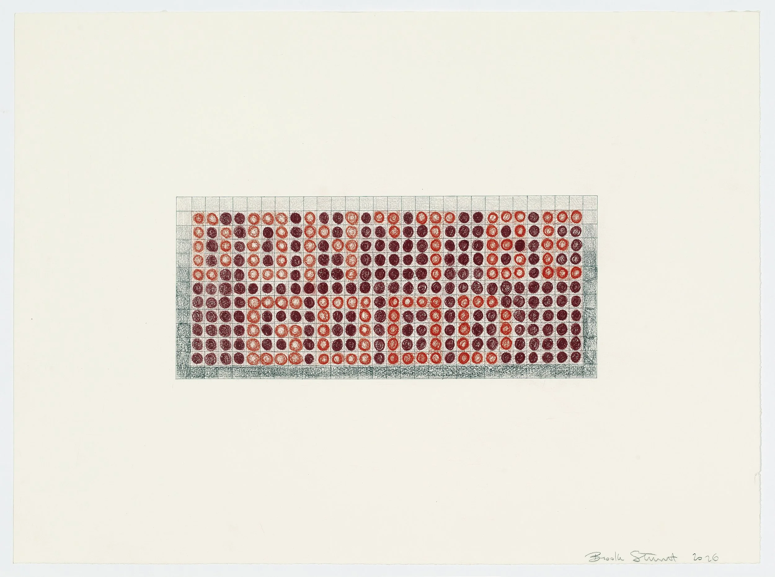 Don't Be Good, 2026, Colored pencil and ink on paper, 20 x 26.75 in