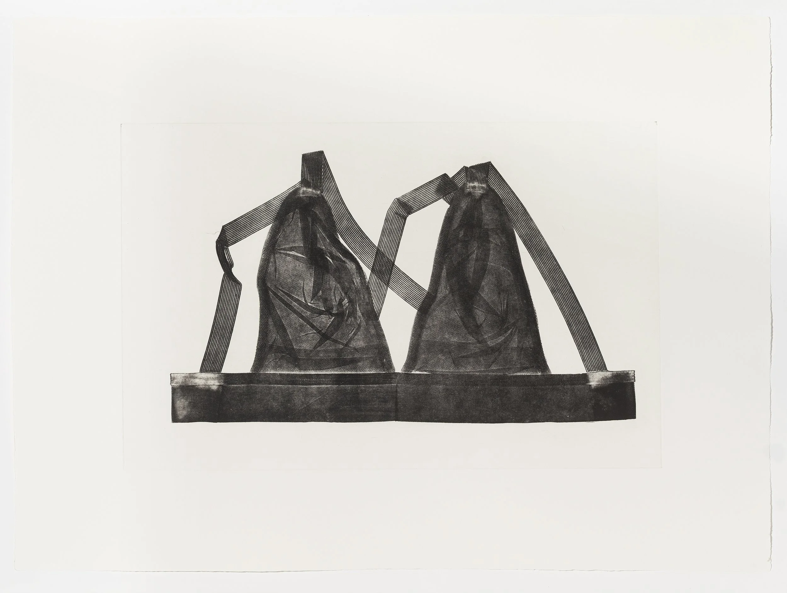 Jock Bra Front, 2026, Medium: Etching on Arches 88 paper
15x22 in
