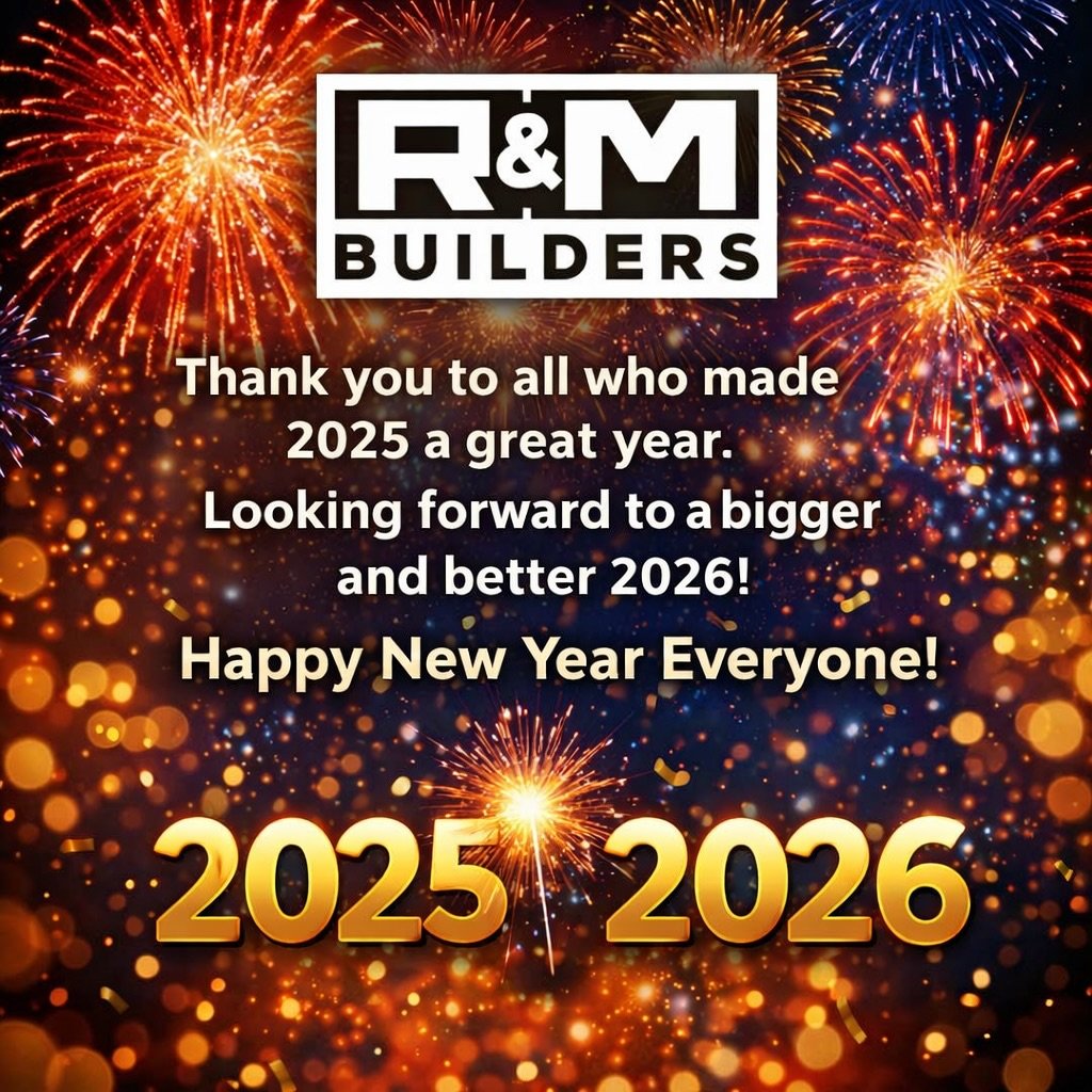 We want to thank all of our customers for trusting us with their projects and our team for always putting the customer first. We look forward to a bigger and better 2026. Wishing everyone good health, happiness and success in 2026!