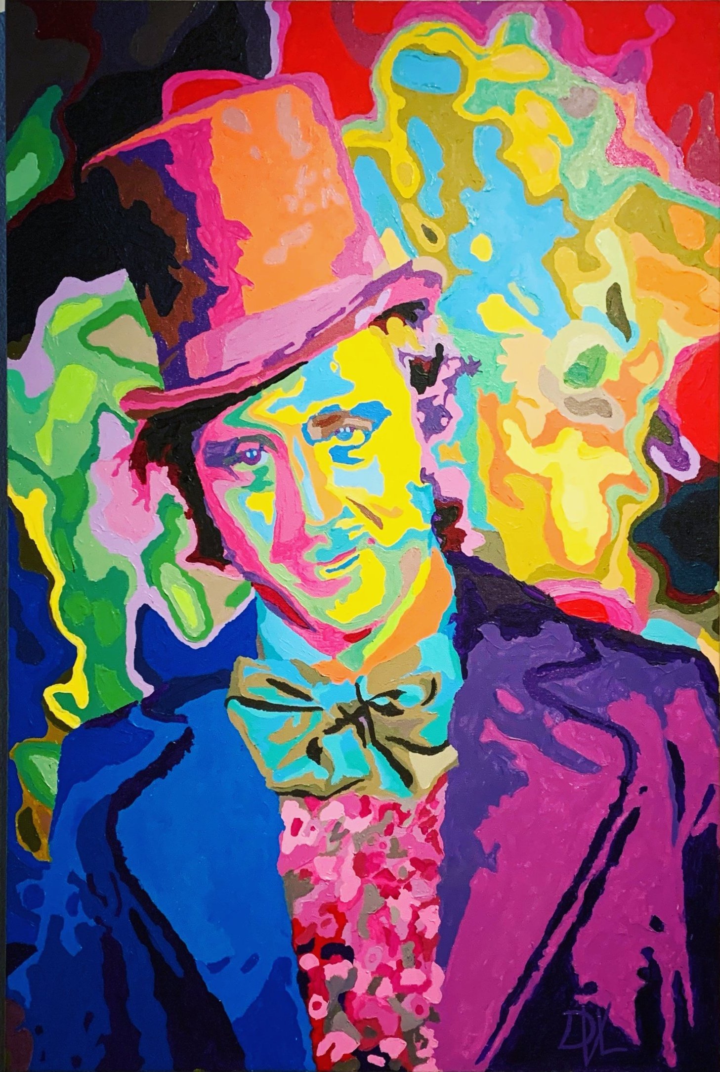 'Wonka' - Acrylic (Original) - Jun. 2021