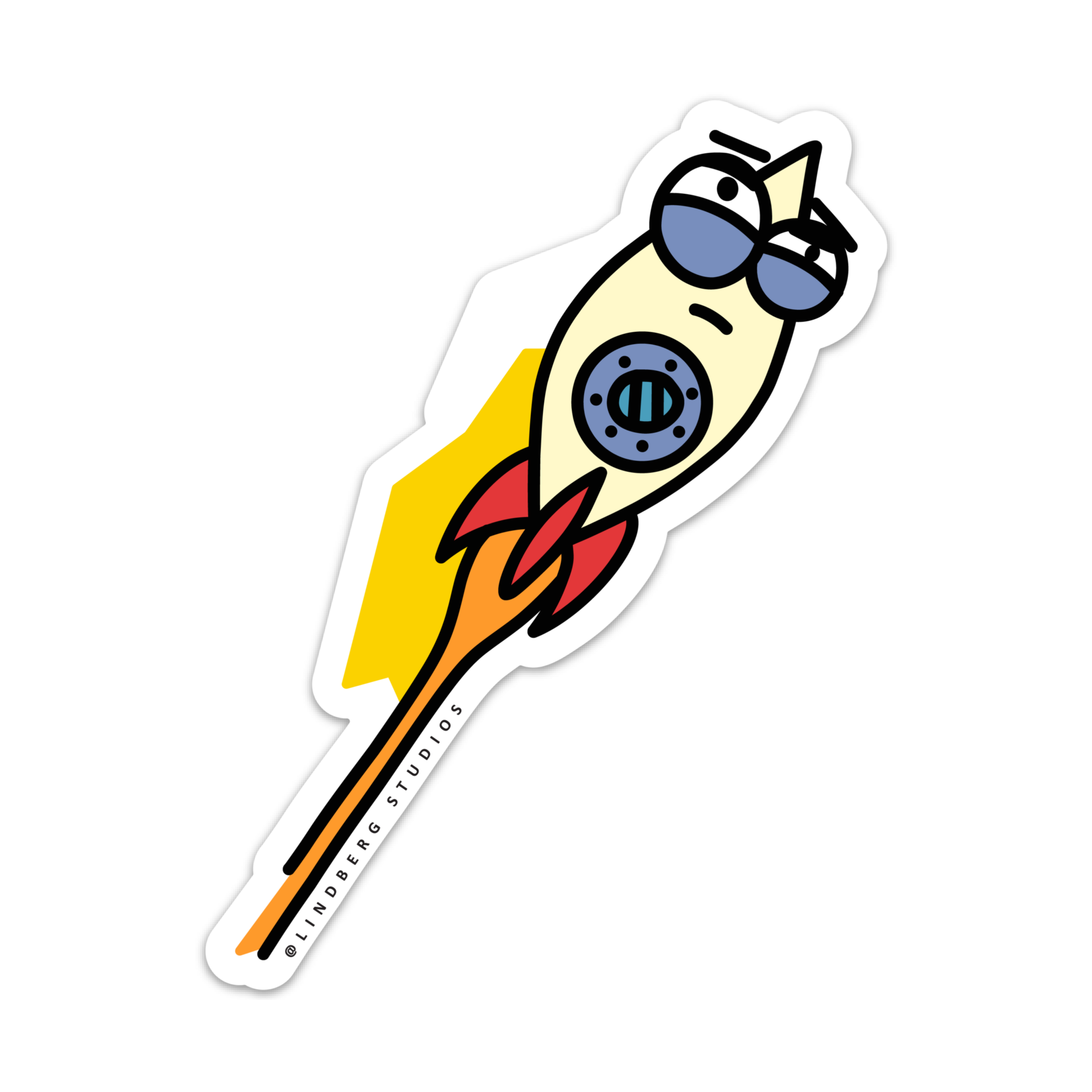 Rocket Sticker