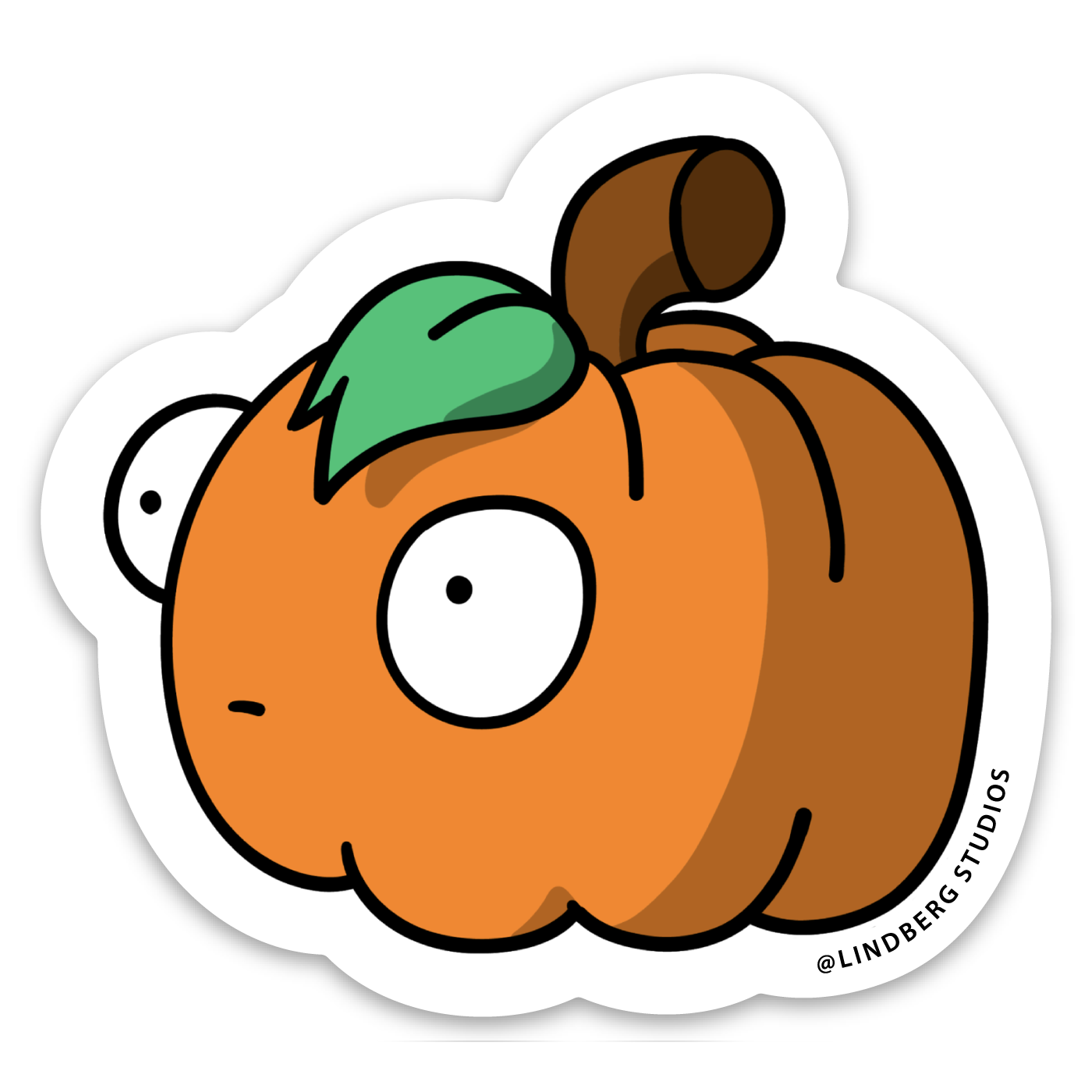 Sad Pumpkin Sticker