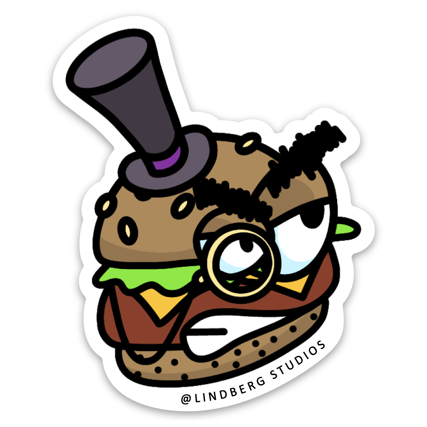 Cheeseburger Sticker