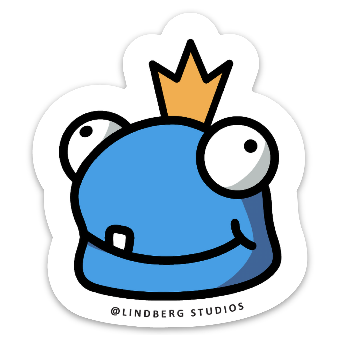 Blob King Sticker