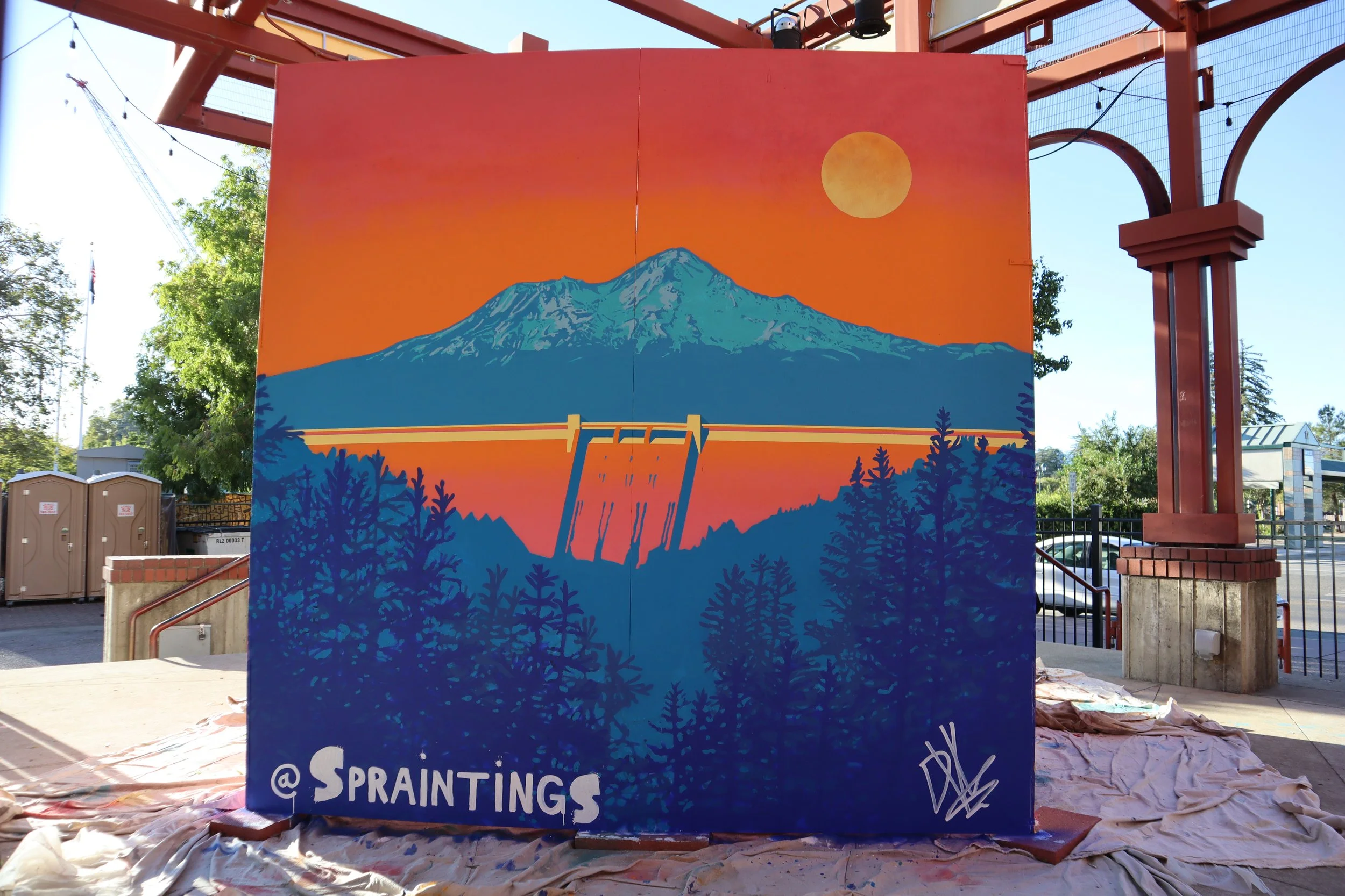 'Three Shastas' - Art in the Park - Oct. 2020 - Redding, CA