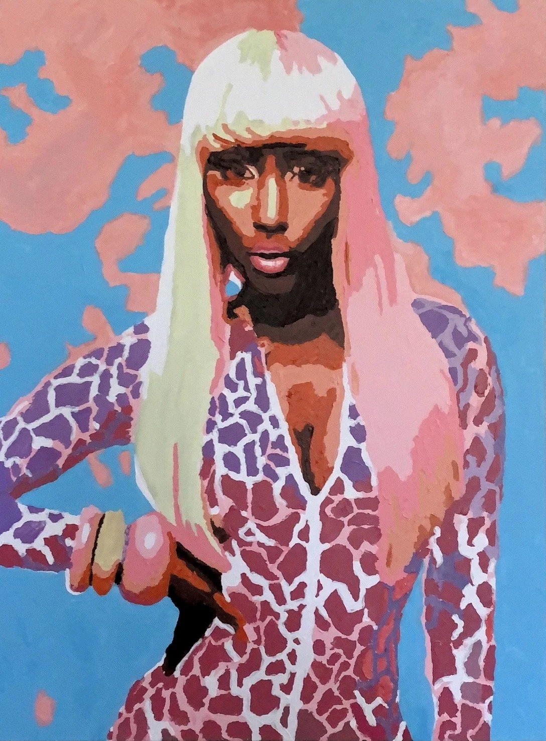 'Nicki Minaj' - Acrylic (Original) - Apr. 2021