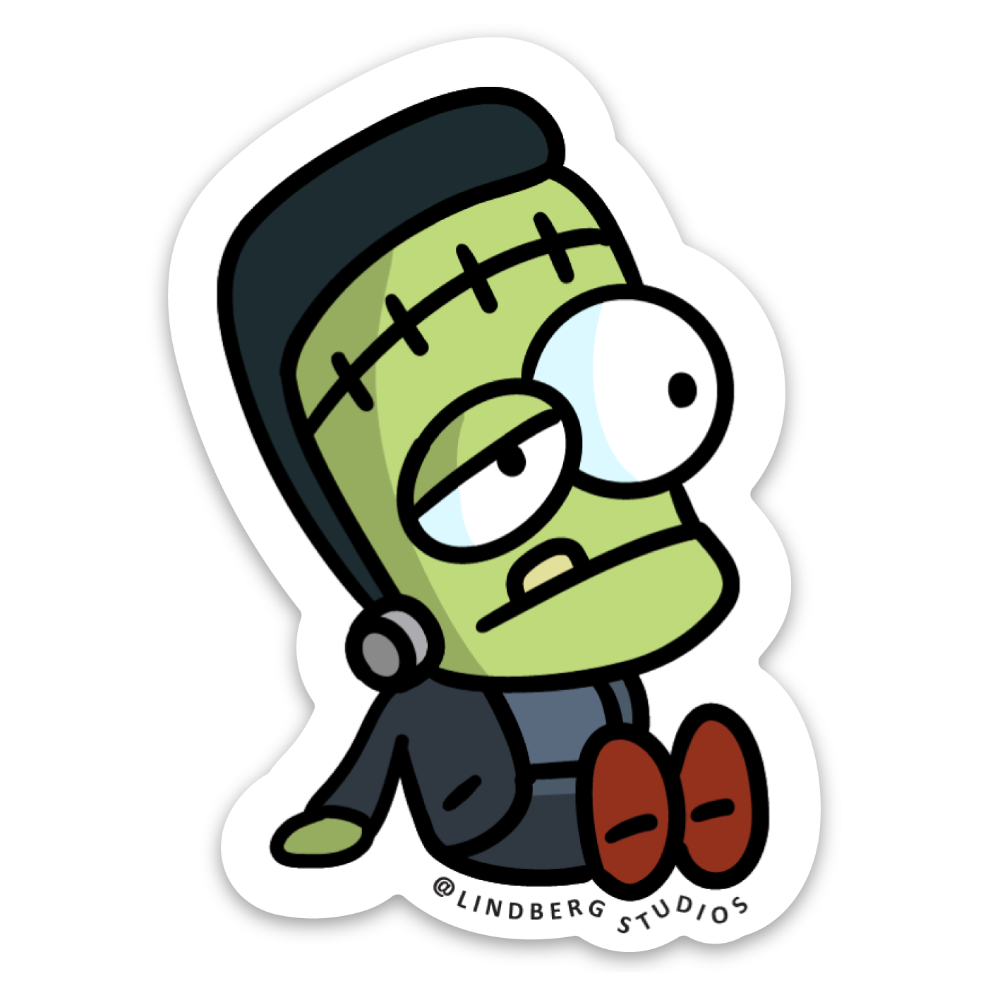 Frankenstein Monster Sticker