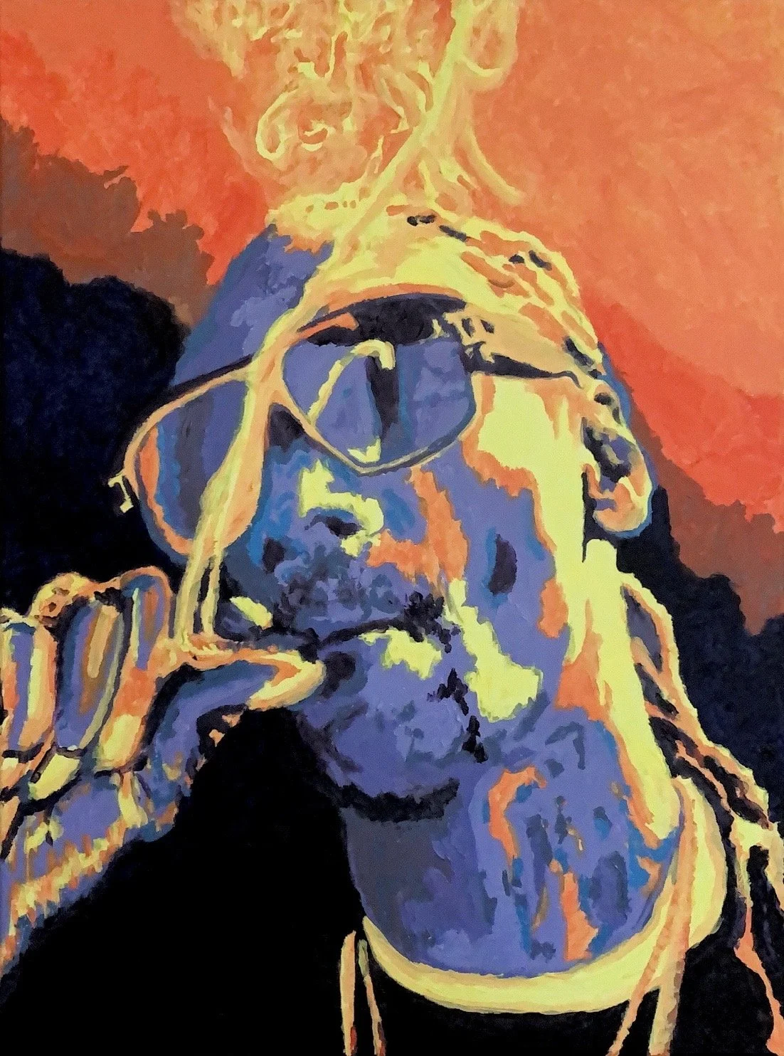 'Snoop Dogg' - Acrylic (Original) - Apr. 2021
