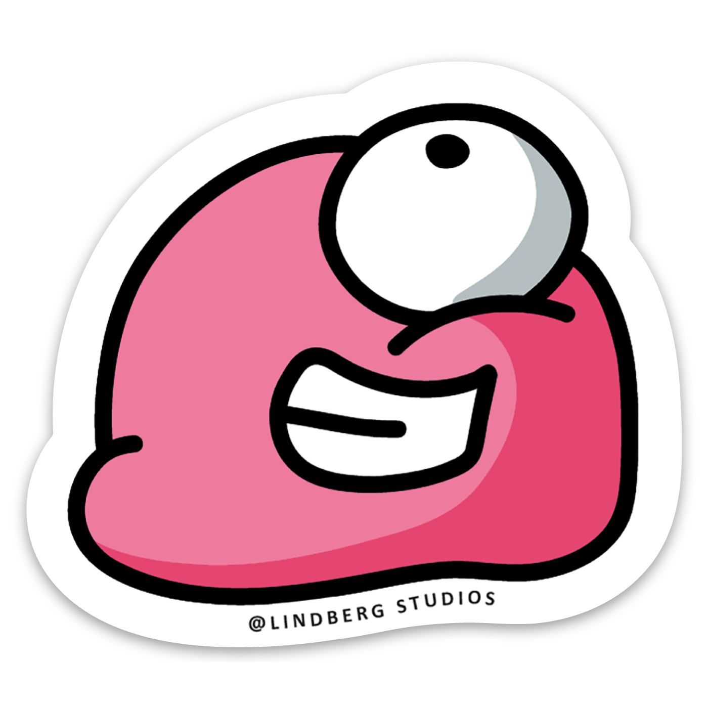 Pink Blob Sticker
