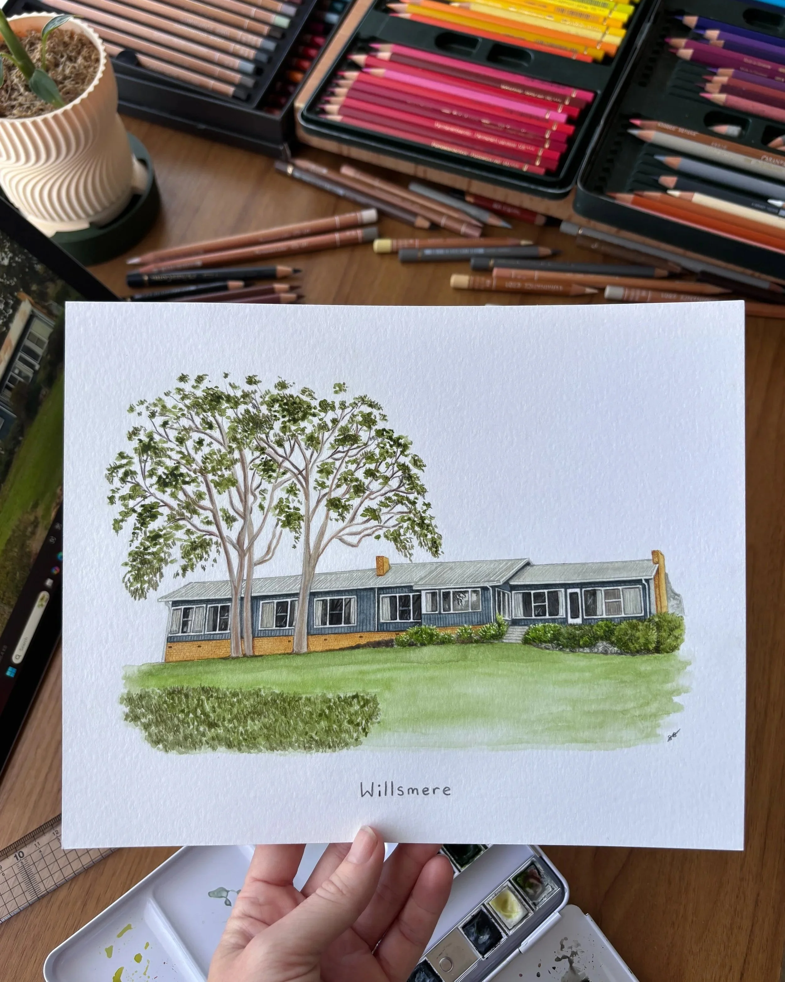 8x10" House Portrait