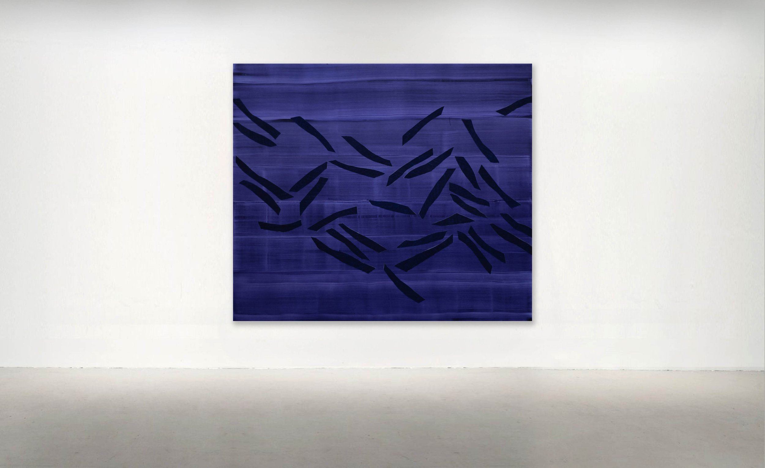 BA ZASA YABA 1, 2024. Oil on linen
78.5 x 90.5 inches (199.4 x 229.9 cm). 