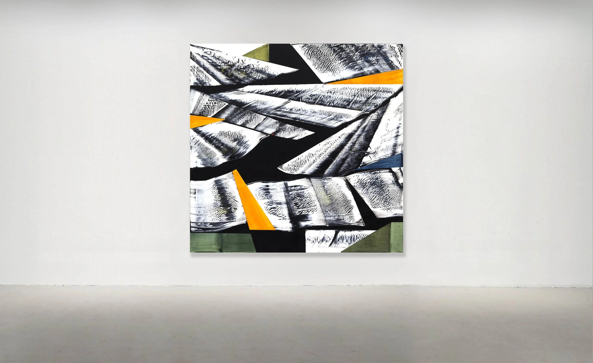 SEPTIEMBRE 8.15, 2015. Oil on Linen 80 x 82 inches (203 x 208 cm). PRIVATE COLLECTION, CANADA.