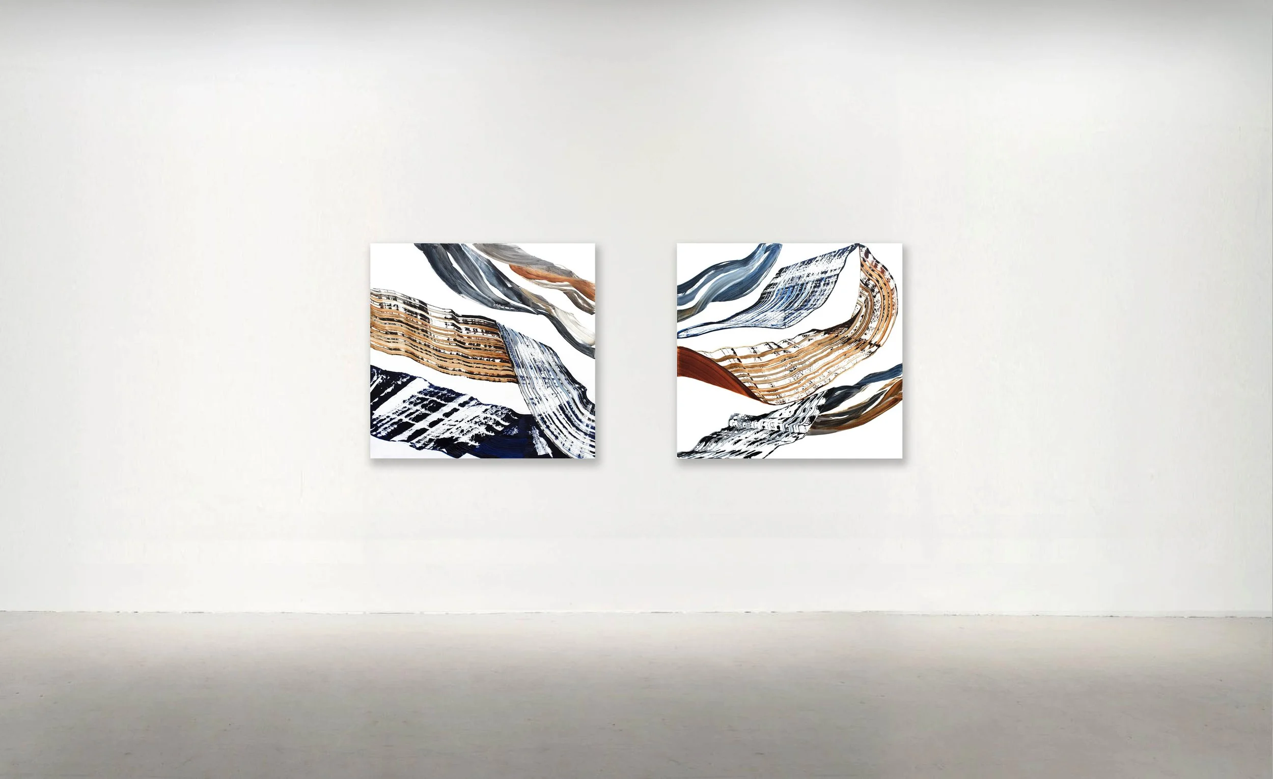 BHUTAN PF5, 4, 2014. Oil on Linen 40 x 42 inches (101.6 x 106.6 cm).